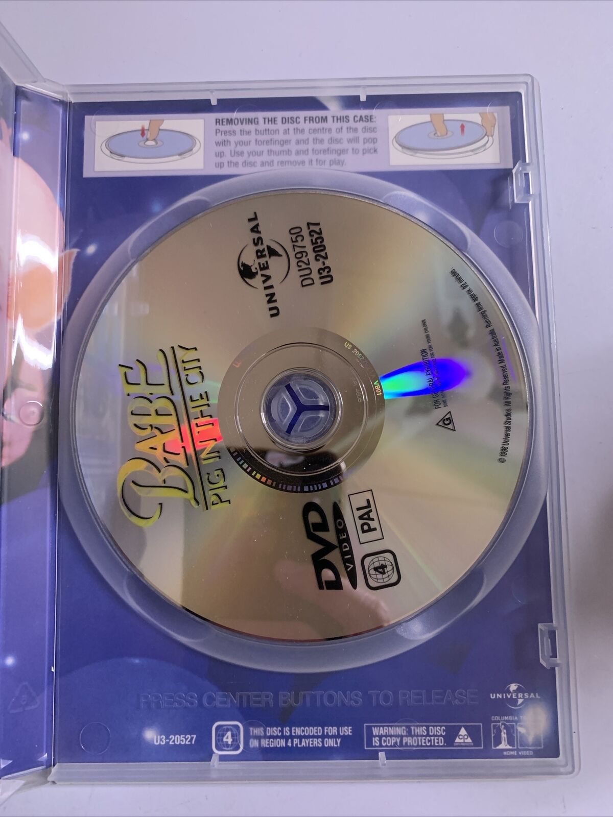 Babe - Pig In The City (DVD, 1998) Region 4