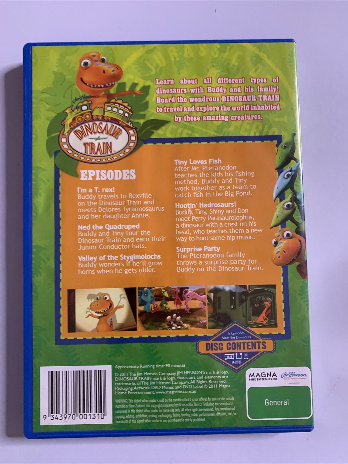 Jim Henson's Dinosaur Train - I'm A T.Rex! (DVD, 2010) Region 4