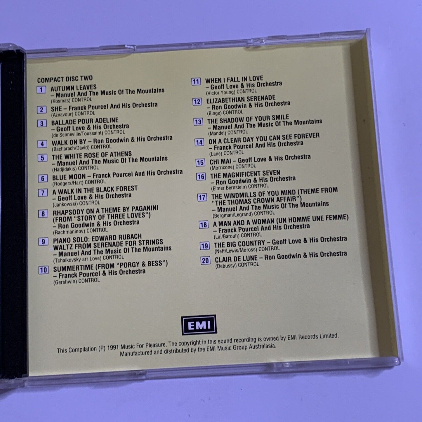 Unforgettable Melodies (CD, 2-Disc Set, 2001)