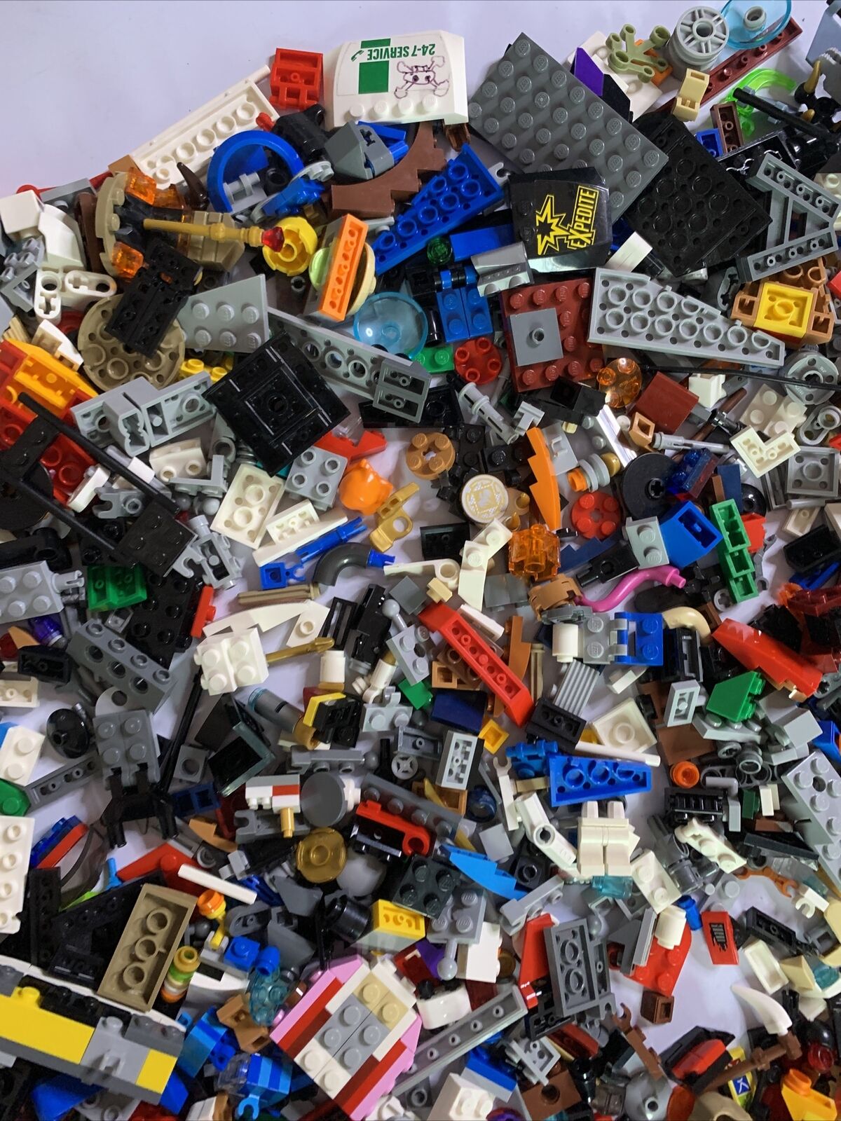 Lego Bulk Pieces 1.245kg Genuine Technic Cars City