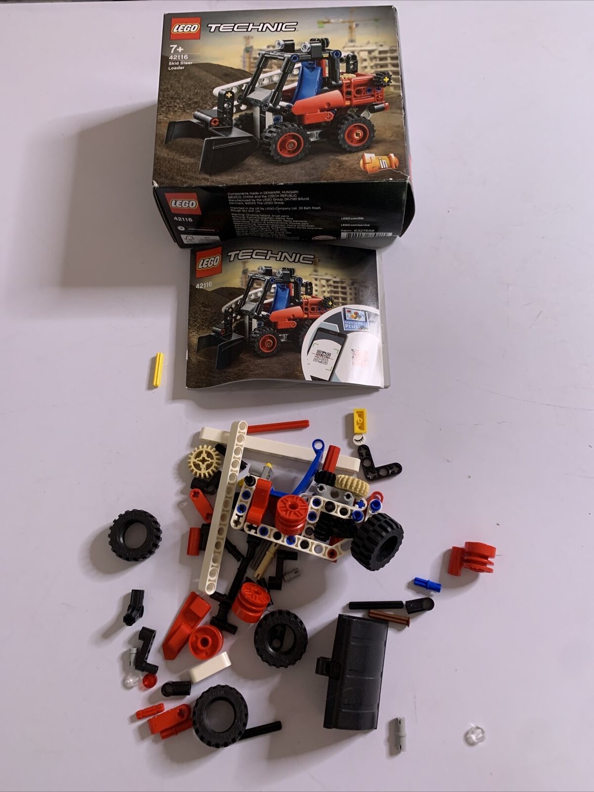 LEGO TECHNIC Skid Steer Loader (42116) Uncounted Incomplete