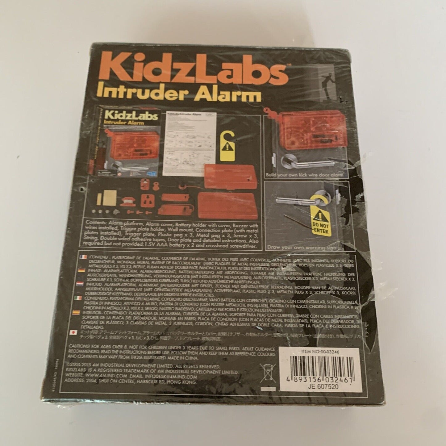 *New Sealed* 4M KidzLabs Spy Science Intruder Alarm FSG3246