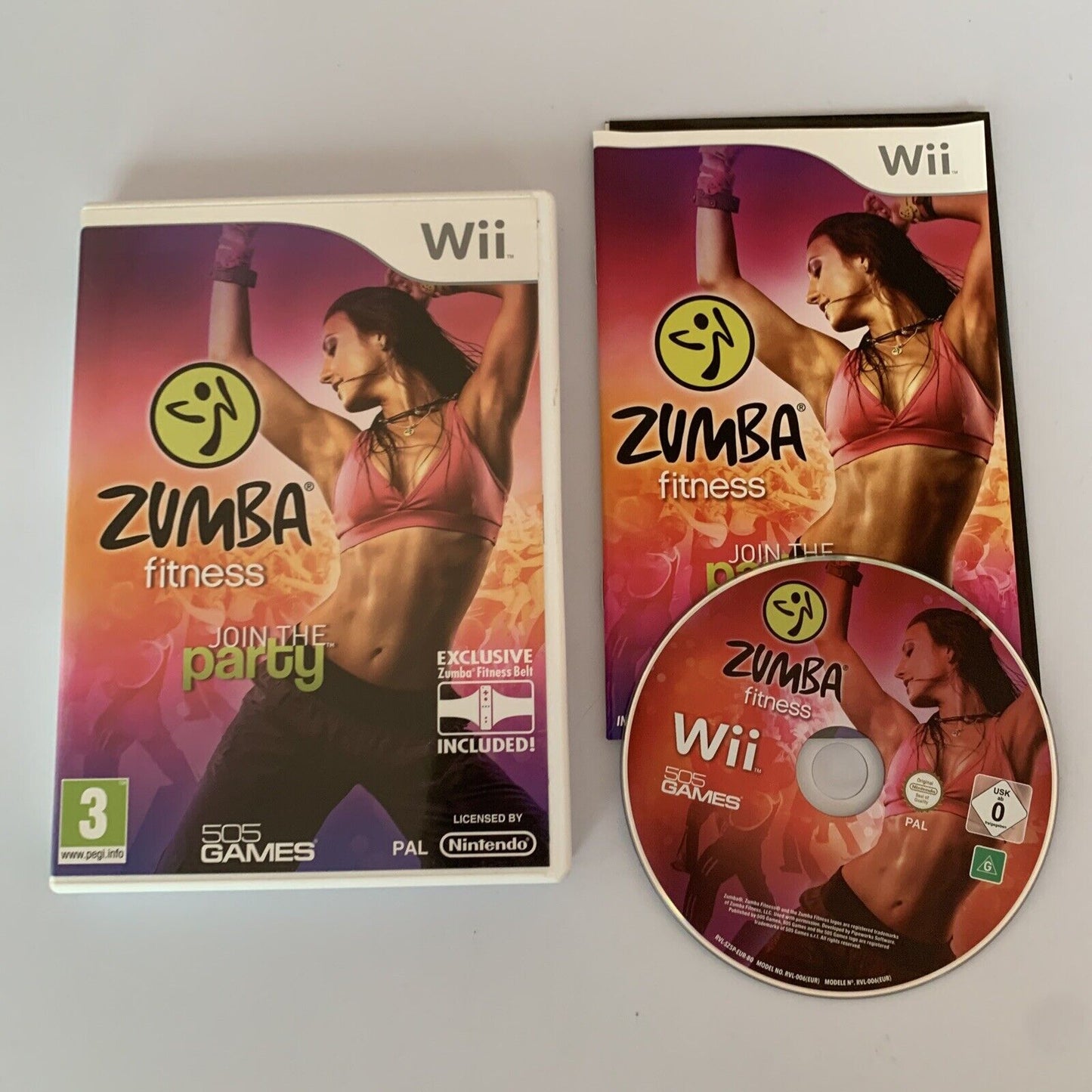Zumba Fitness - Nintendo Wii PAL Game Complete