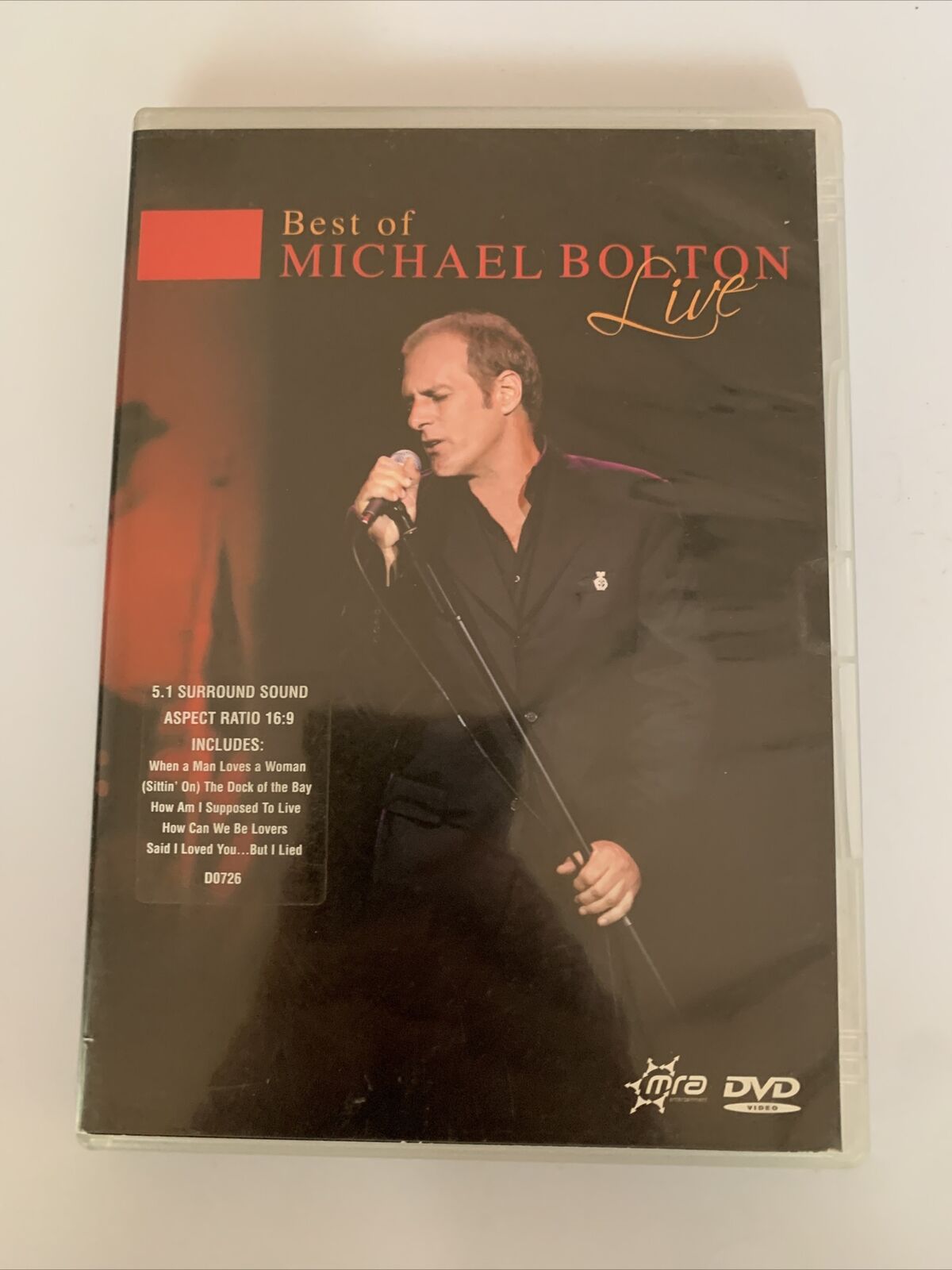 Michael Bolton - The Best Of Michael Bolton (dvd, 2004) Region 4 