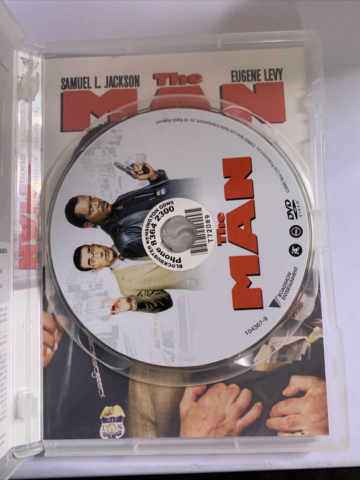 The Man (DVD, 2005) Eugene Levy, Luke Goss, Samuel L. Jackson Region 4 Comedy