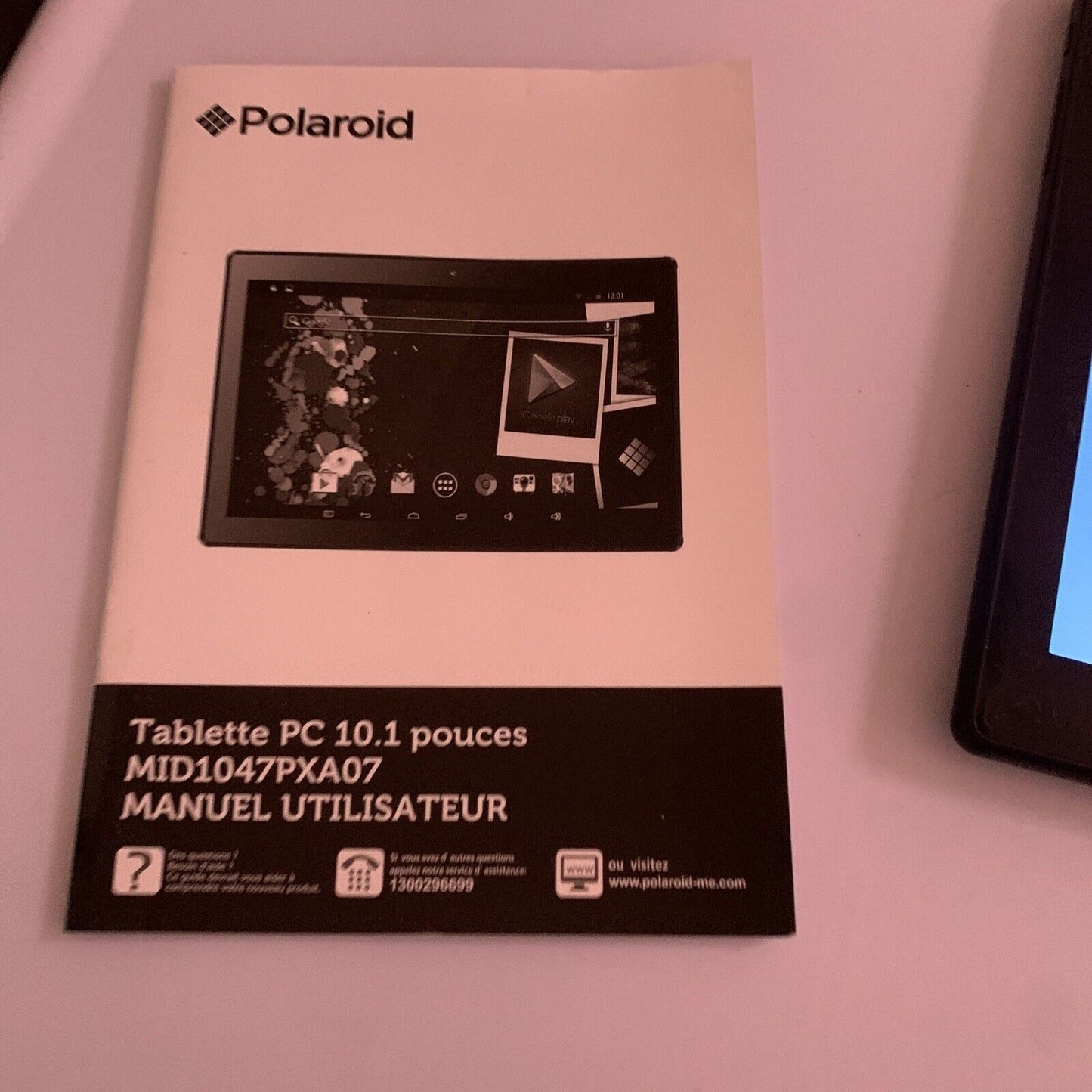 Polaroid Tablet 10.1” Android 6 Wi-Fi 16GB MID1047