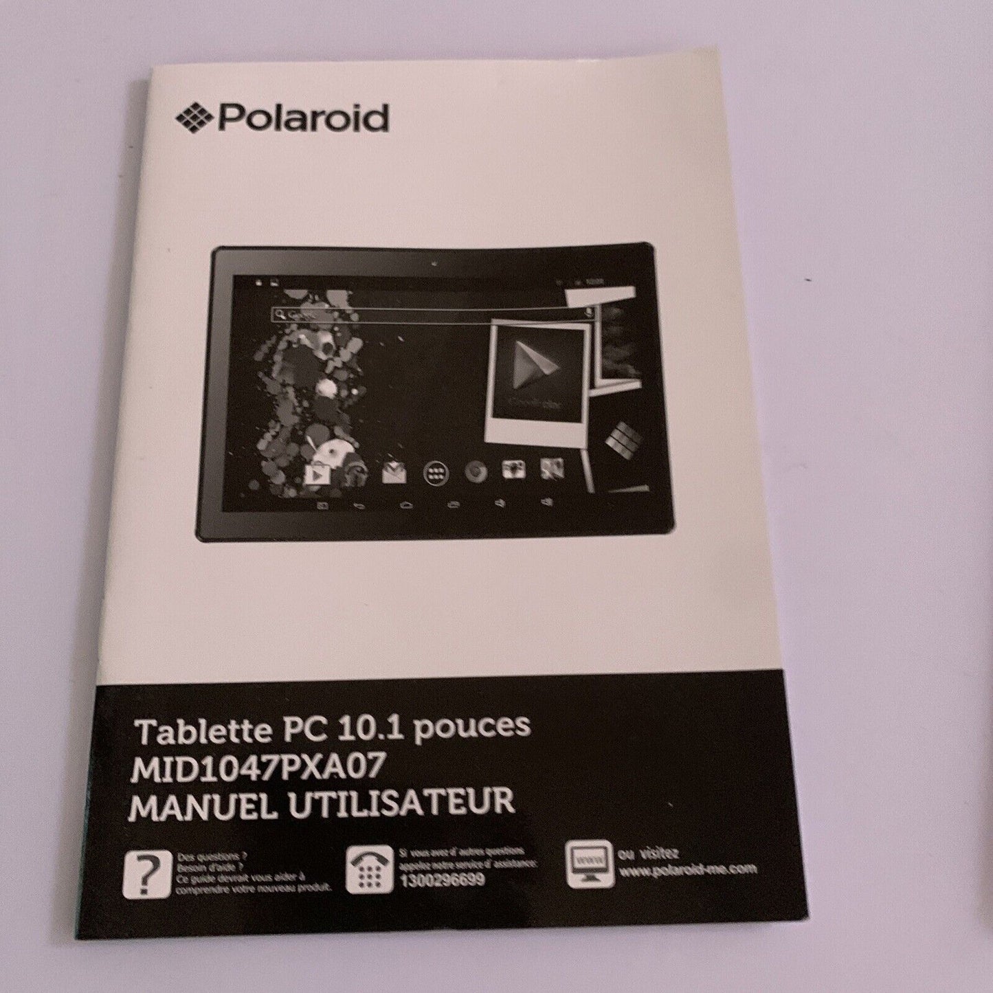 Polaroid Tablet 10.1” Android 6 Wi-Fi 16GB MID1047