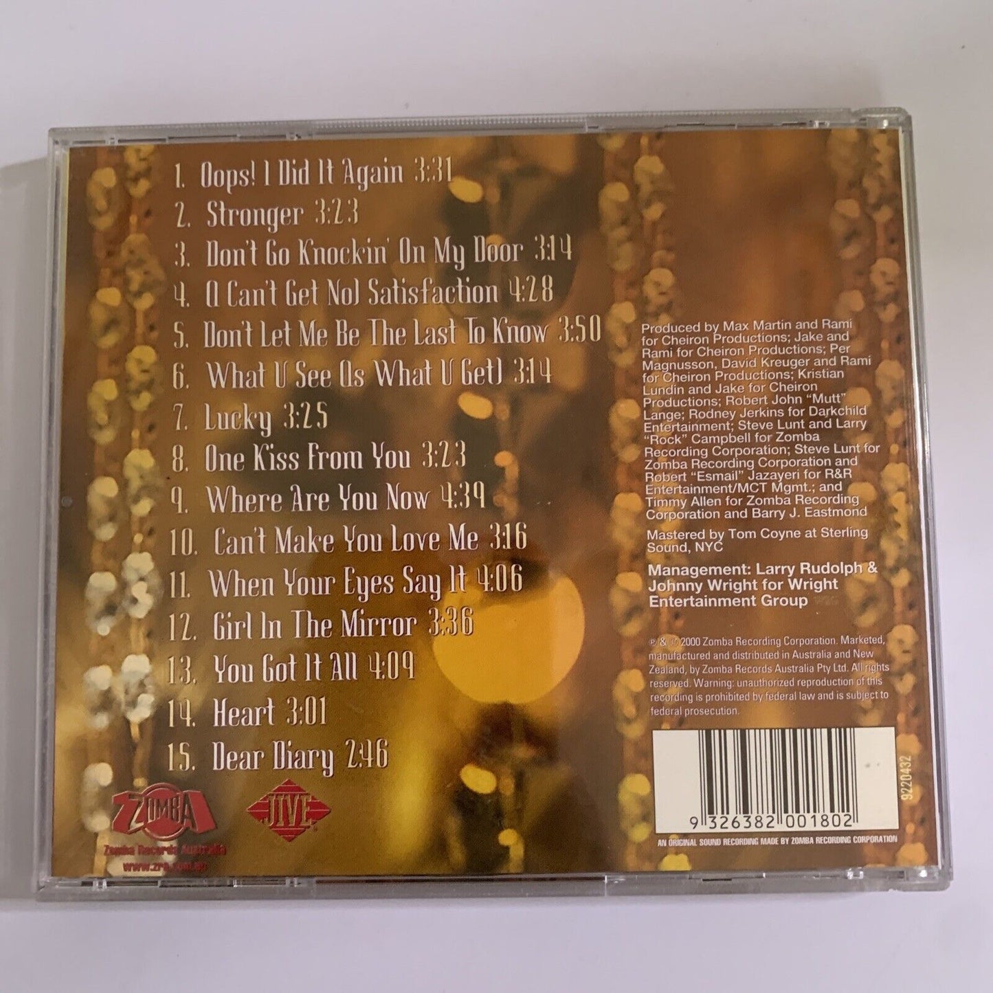 Britney Spears – Oops!...I Did It Again (CD, 2000) Album First Edition