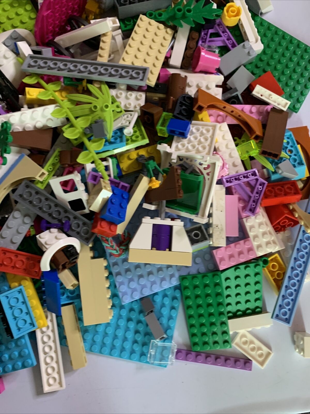 Lego Bulk Lot Friends Boat Large Pieces City Police Various Genuine 1.62kg