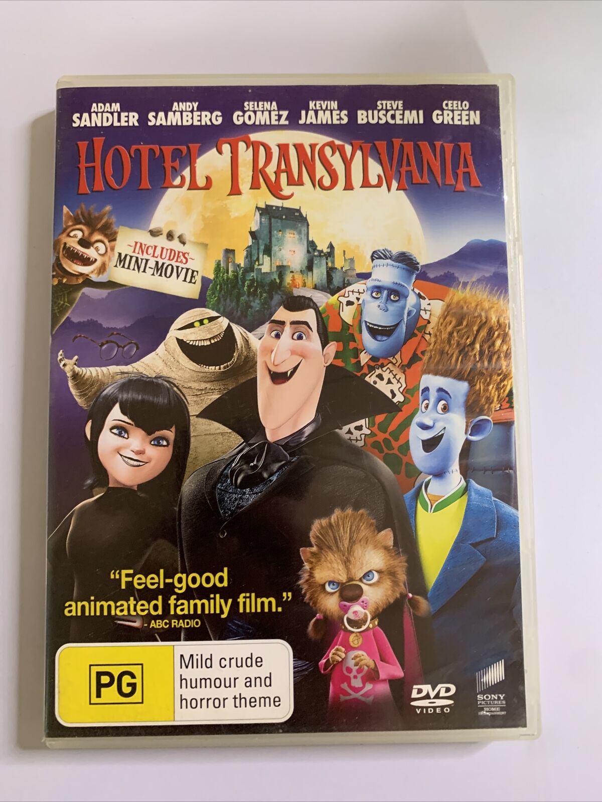 Hotel Transylvania Dvd 2012 Jon Lovitz Steve Buscemi Adam Sandler 