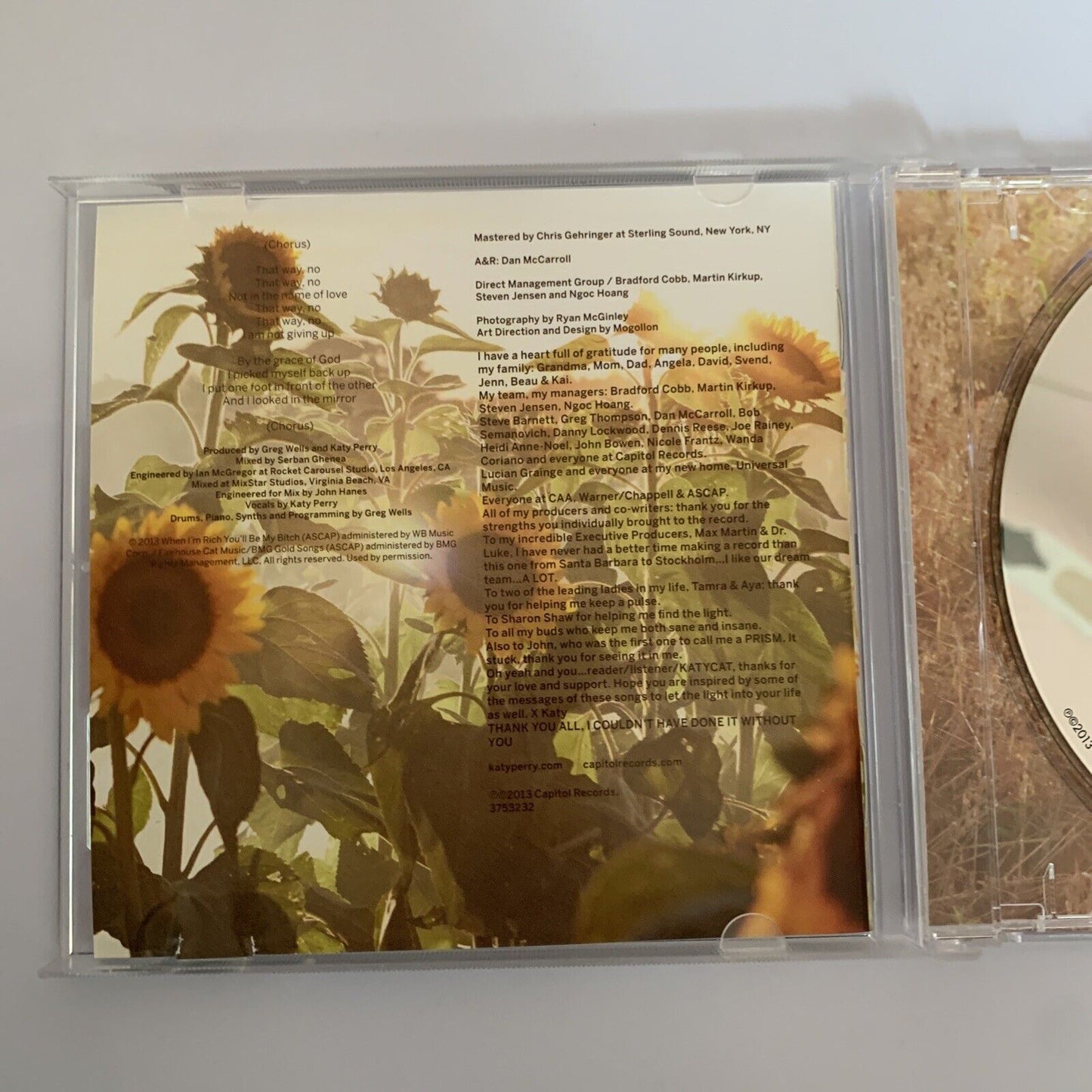 Katy Perry – Prism (CD, 2013) Album