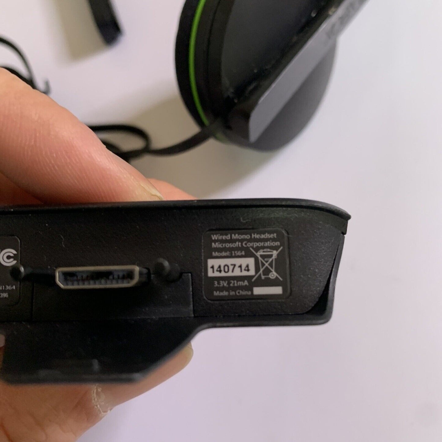 Microsoft Xbox One Chat Headset 1364 + Xbox 360 Headset