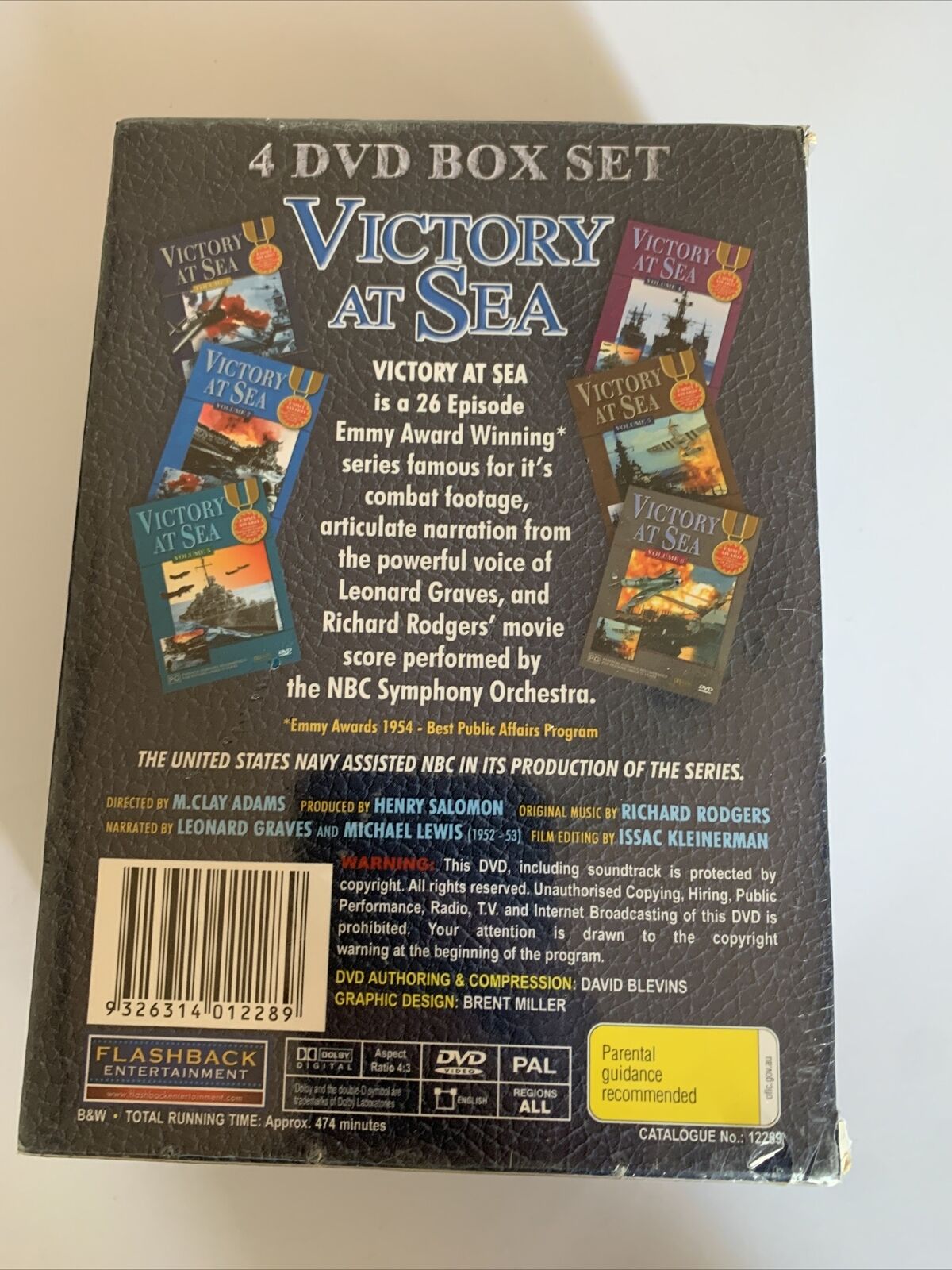 Victory at Sea Complete Series 4x DVD Emmy Award Winner All Regions *New Sealed*
