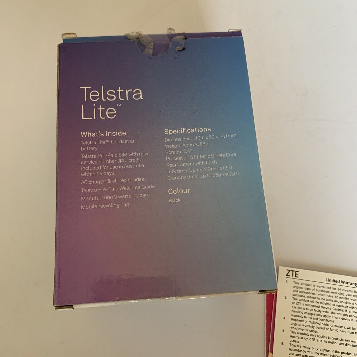 Telstra ZTE Lite F327S 3G Mobile