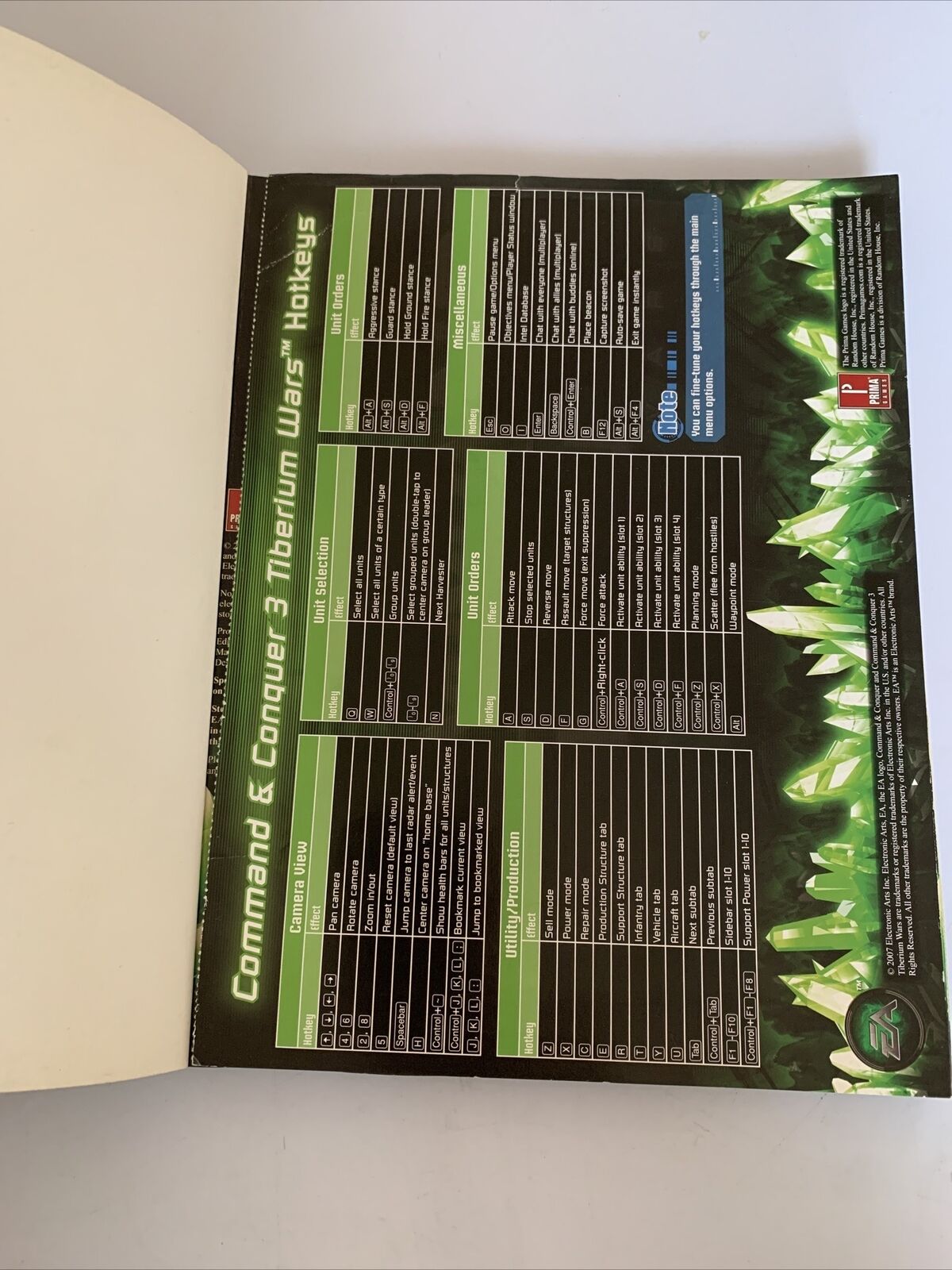 Command & Conquer 3 Tiberium Wars Prima Official Game Strategy Guide