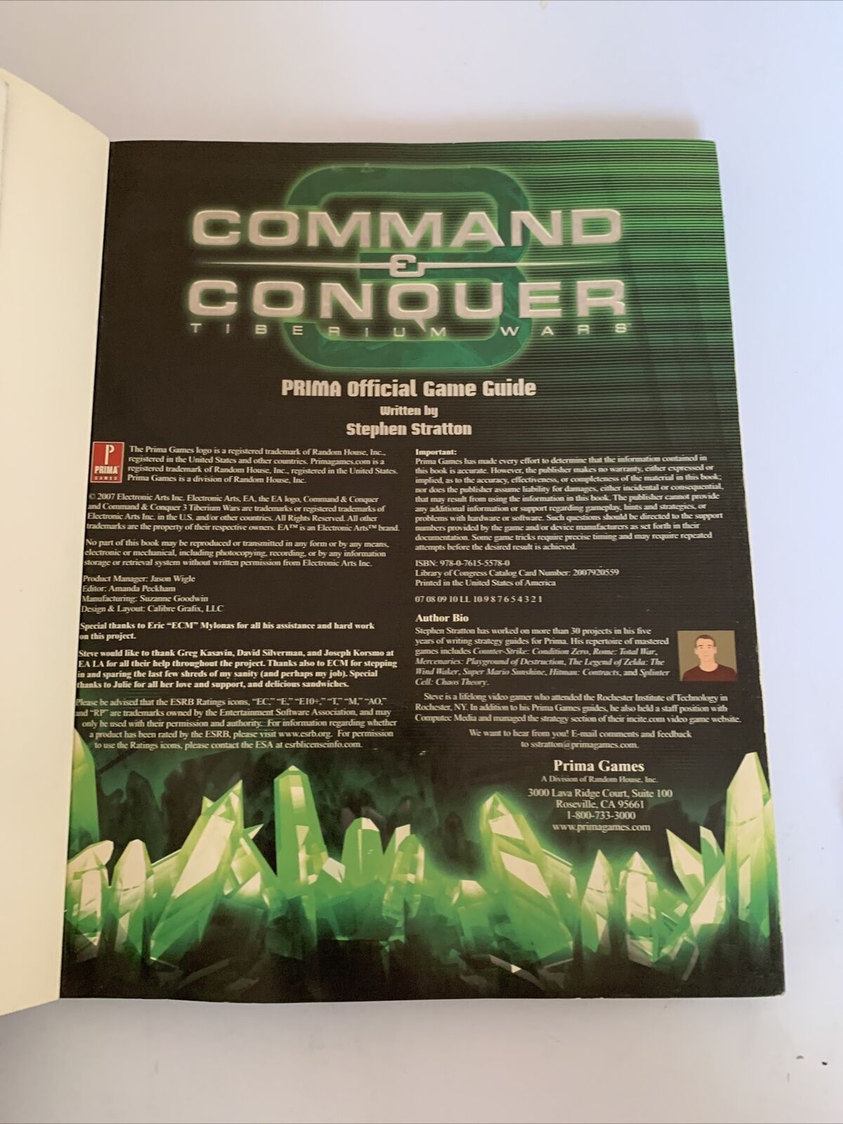 Command & Conquer 3 Tiberium Wars Prima Official Game Strategy Guide