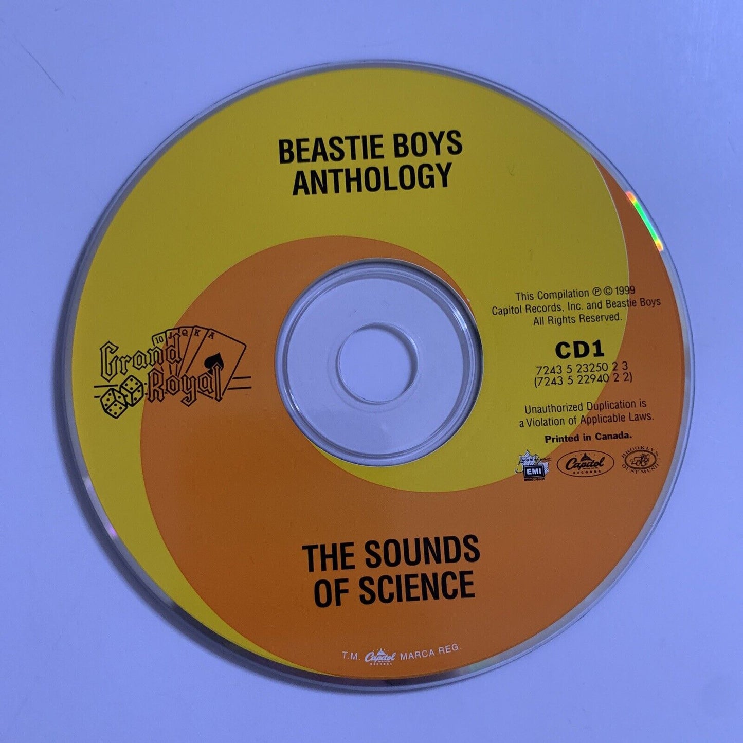 Beastie Boys – Anthology: The Sounds Of Science Limited Edition CD 2-Disc 1999