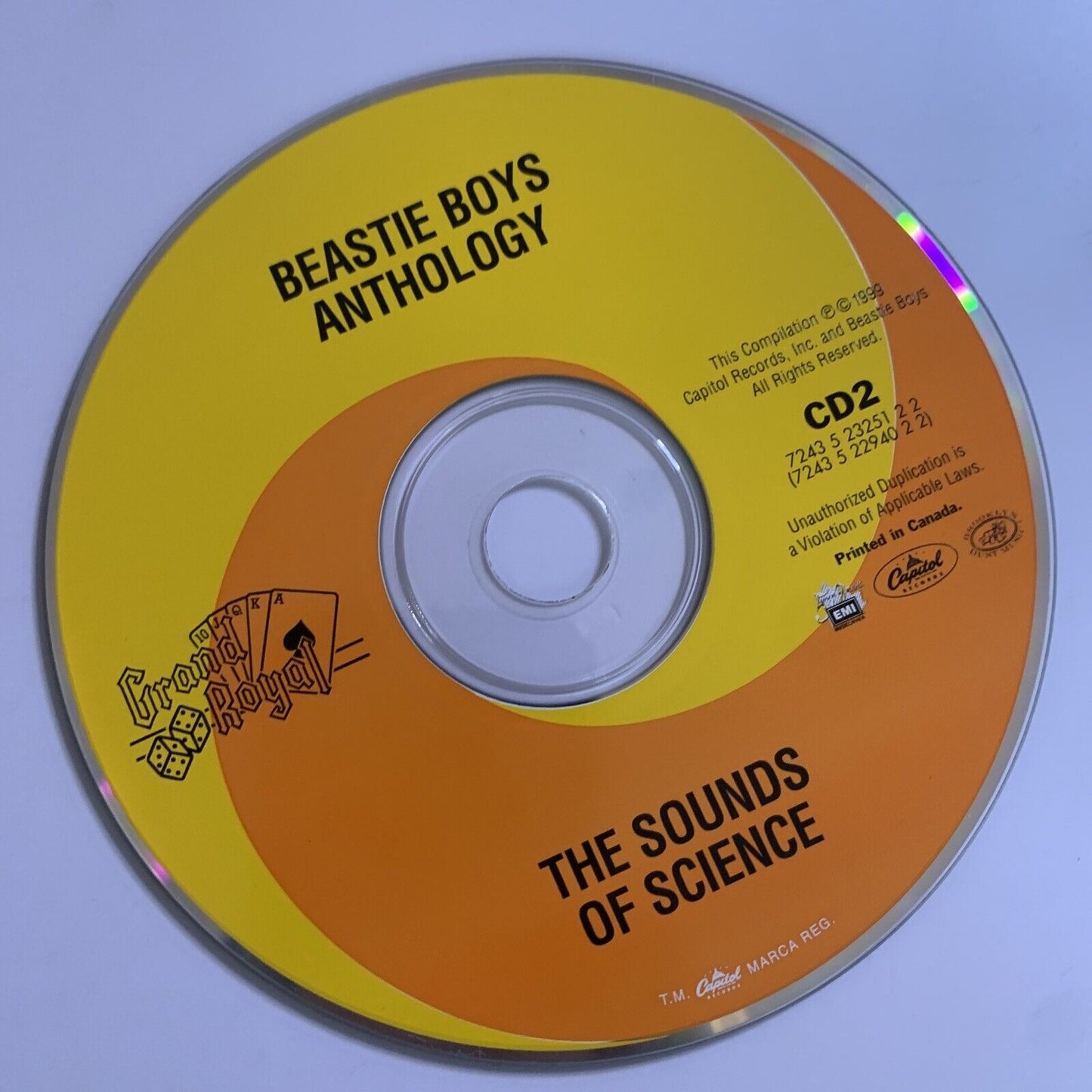 Beastie Boys – Anthology: The Sounds Of Science Limited Edition CD 2-Disc 1999