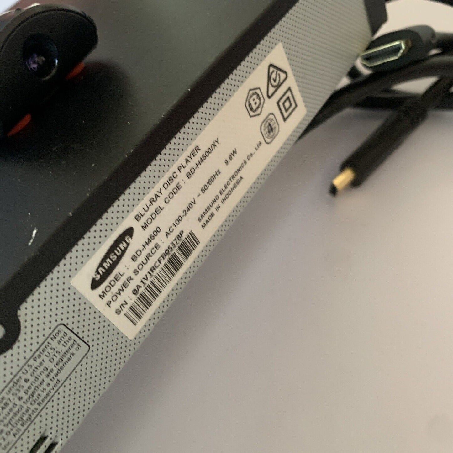 Samsung Blu-ray DVD Player BD-H4500/XY Region B & 4