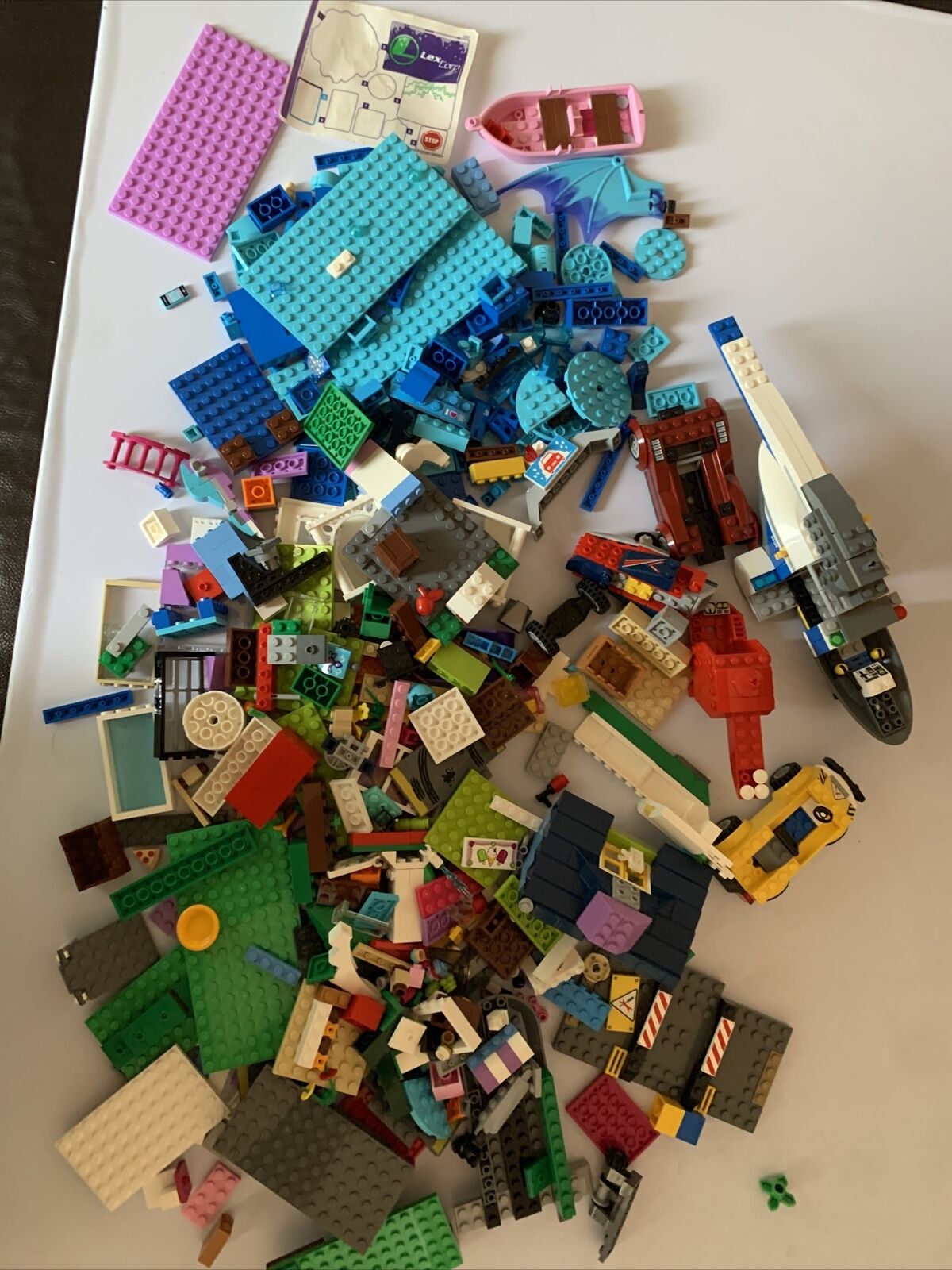 Genuine Bulk Lego Helicopter Car Boat Friends Pieces Lot 1.3kg