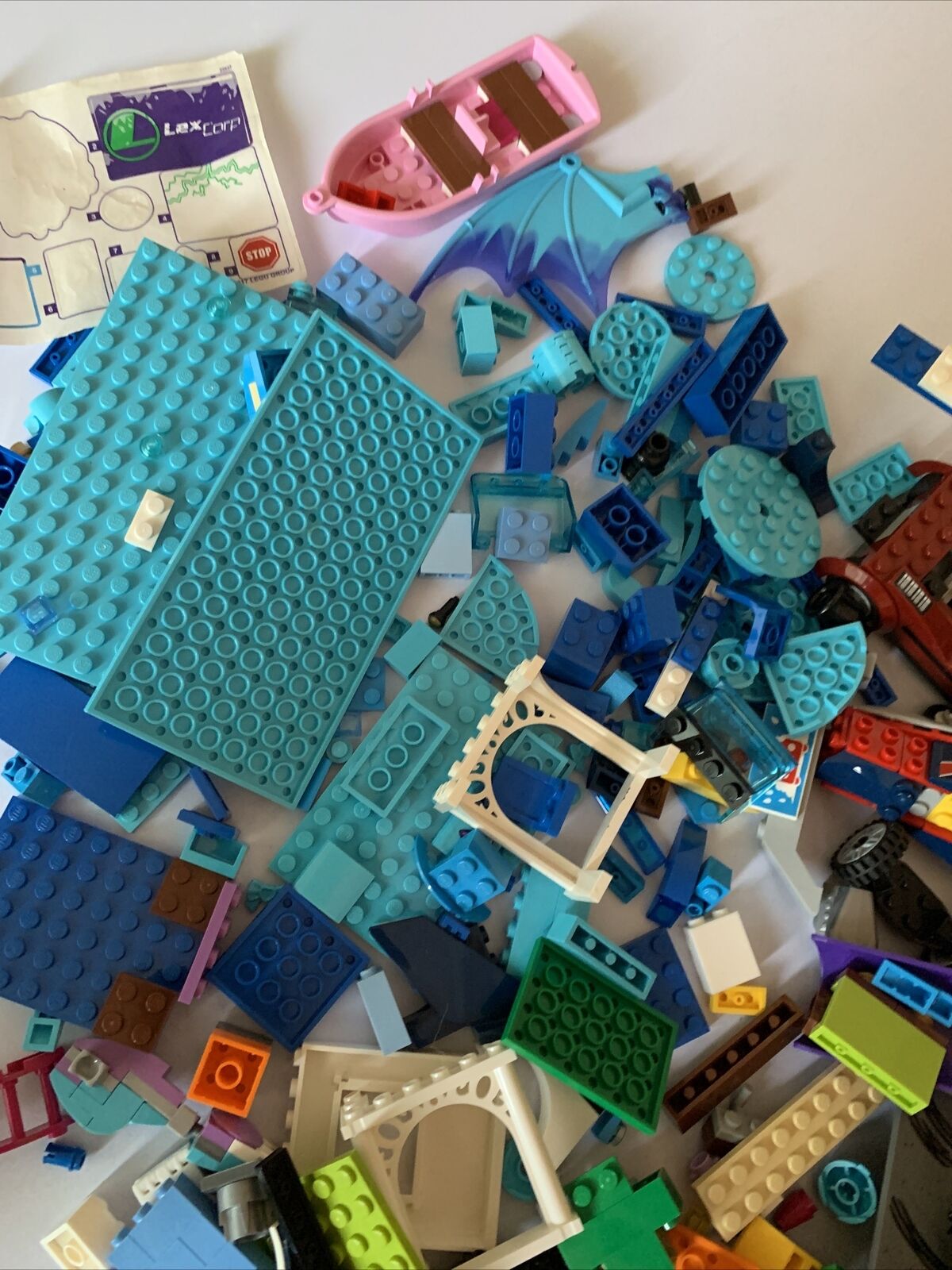Genuine Bulk Lego Helicopter Car Boat Friends Pieces Lot 1.3kg