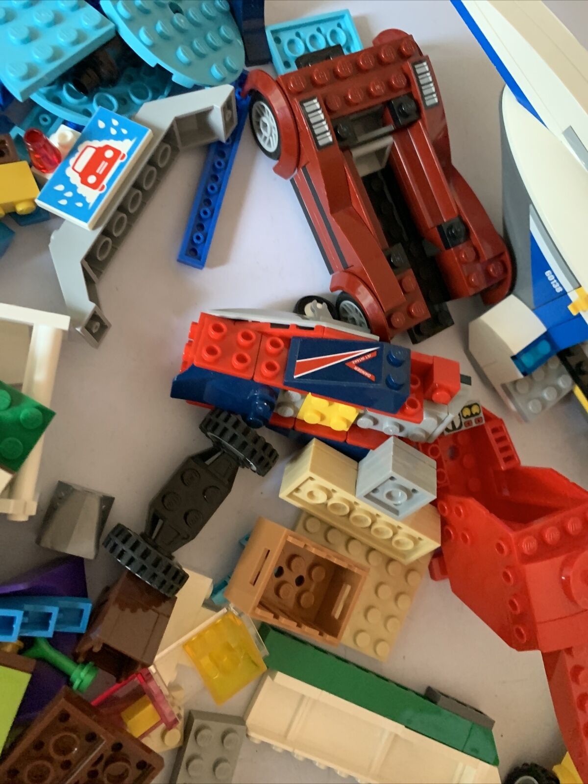 Genuine Bulk Lego Helicopter Car Boat Friends Pieces Lot 1.3kg