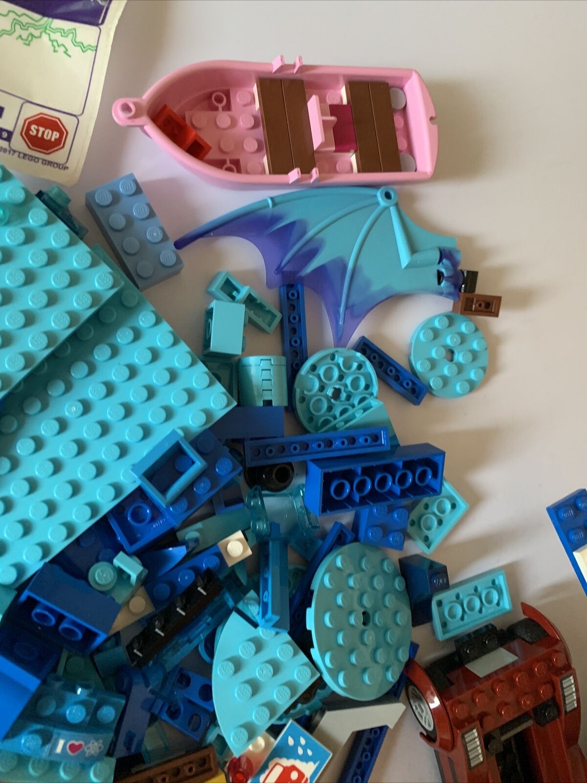 Genuine Bulk Lego Helicopter Car Boat Friends Pieces Lot 1.3kg