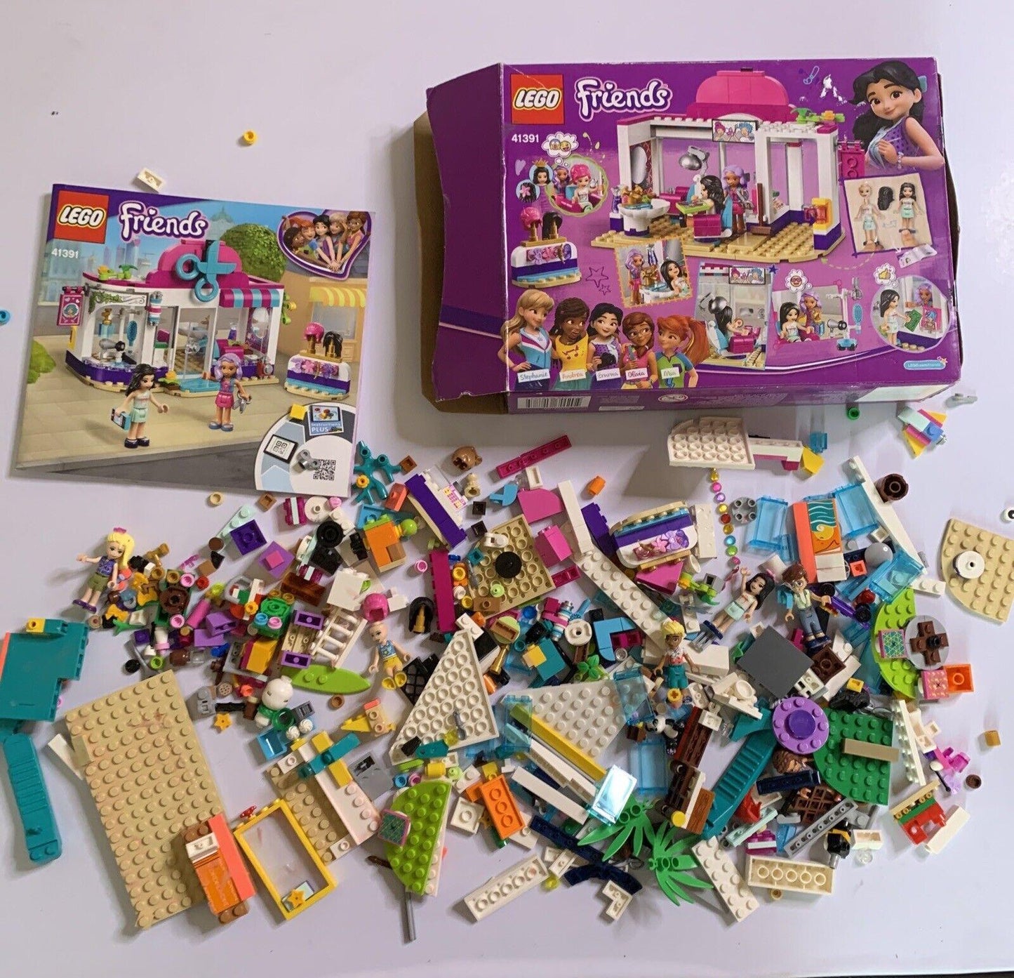 LEGO FRIENDS: Heartlake City Hair Salon (41391) Incomplete Uncounted