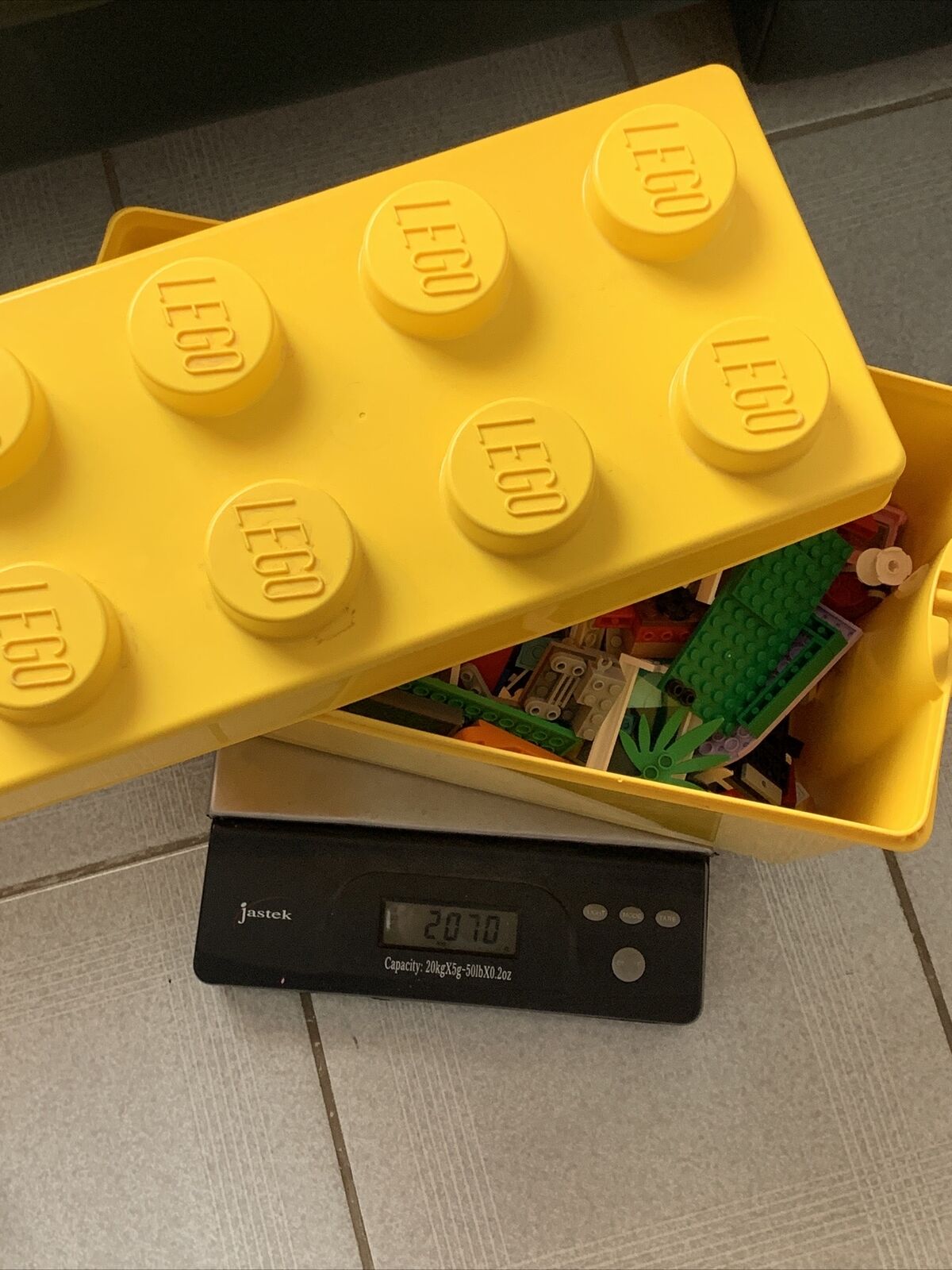 Official Lego Bulk Airplane Jet Friends Genuine Pieces Lot with Container 2.07kg