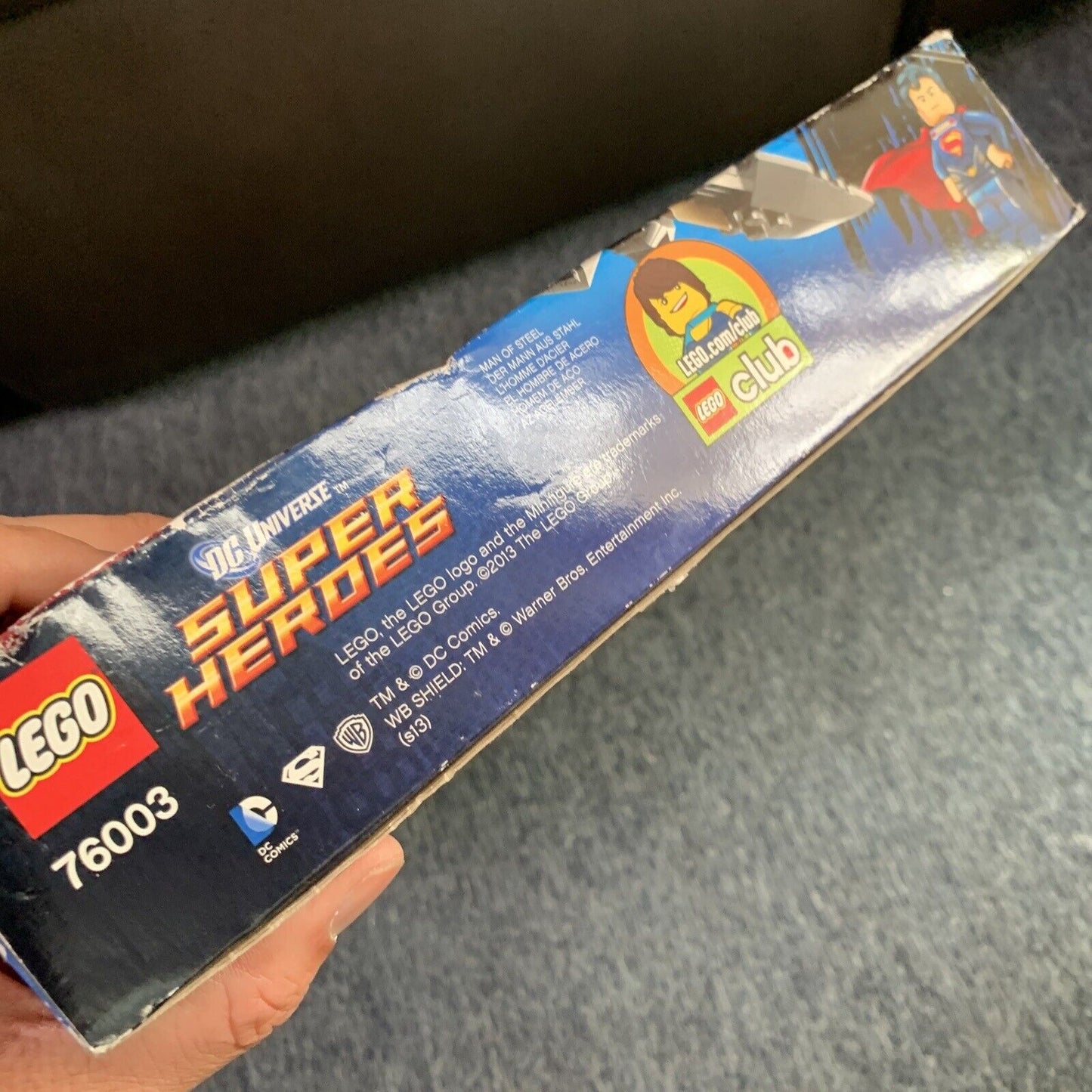 Lego DC Universe Super Heroes Superman Battle Of Smallville 76003 Box Damage