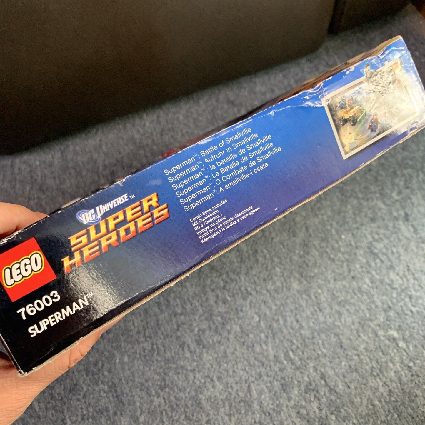 Lego DC Universe Super Heroes Superman Battle Of Smallville 76003 Box Damage
