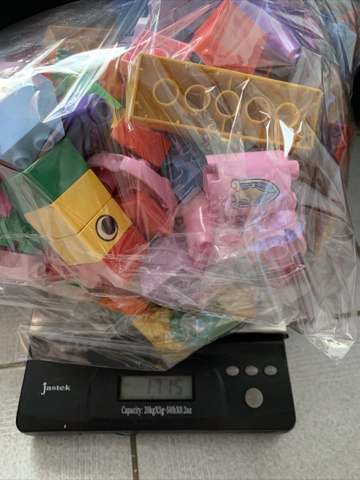 Bulk Lego Duplo Genuine Lot Various Multicoloured 1.7kg