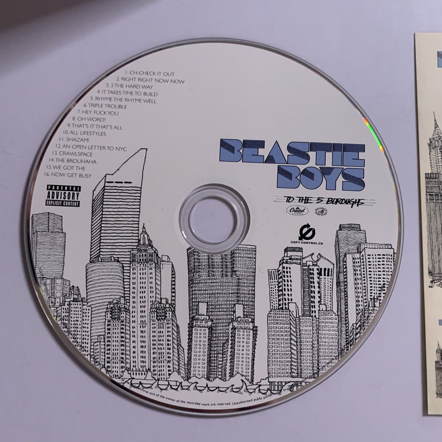 Beastie Boys – To The 5 Boroughs (CD,2004) Digipak Obi Stickers Japan TOCP-66300