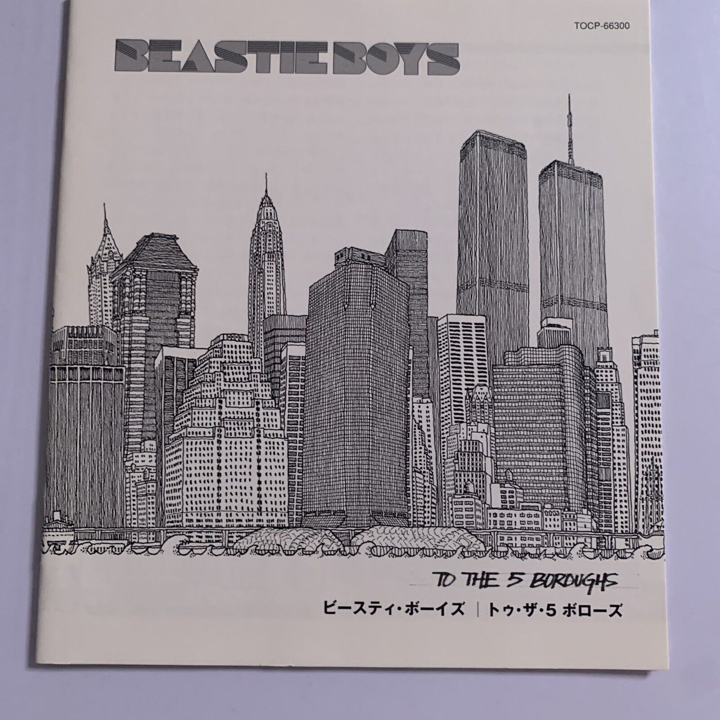 Beastie Boys – To The 5 Boroughs (CD,2004) Digipak Obi Stickers Japan TOCP-66300