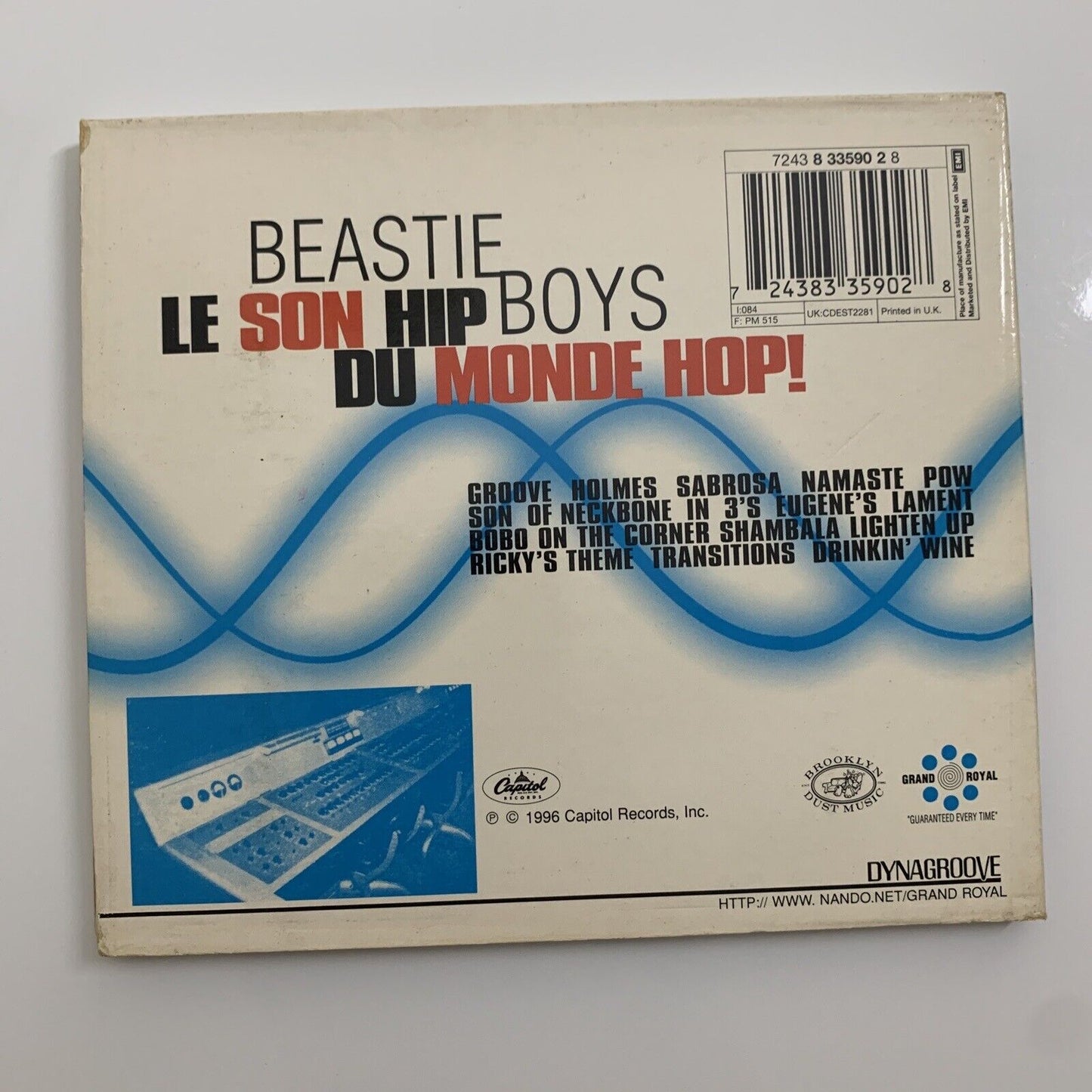 Beastie Boys – The In Sound From Way Out! (CD, 1996) Digipak Grand Royal LC-0418