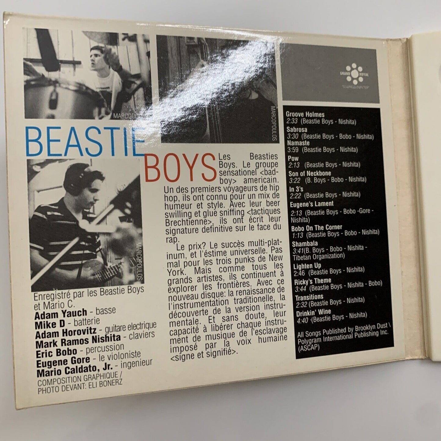 Beastie Boys – The In Sound From Way Out! (CD, 1996) Digipak Grand Royal LC-0418