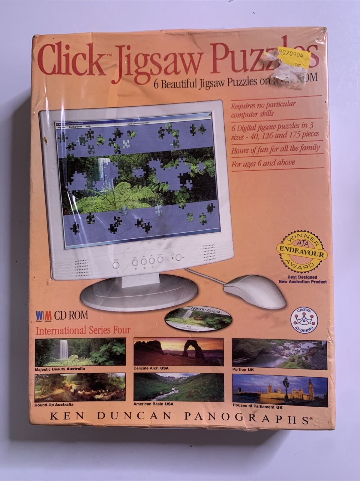 Ken Duncan Panographs Click Jigsaw Puzzles For PC Windows 95 NEW Sealed