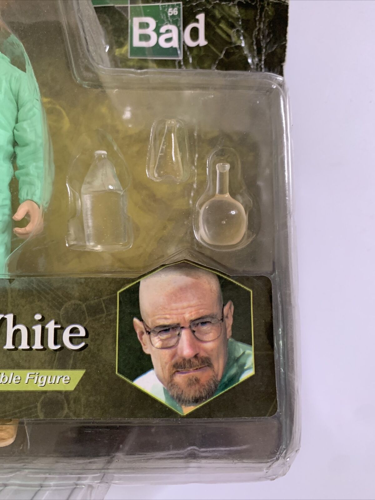 Breaking Bad Walter White Heisenberg Green Hazmat Suit 6" Mezco Action Figure