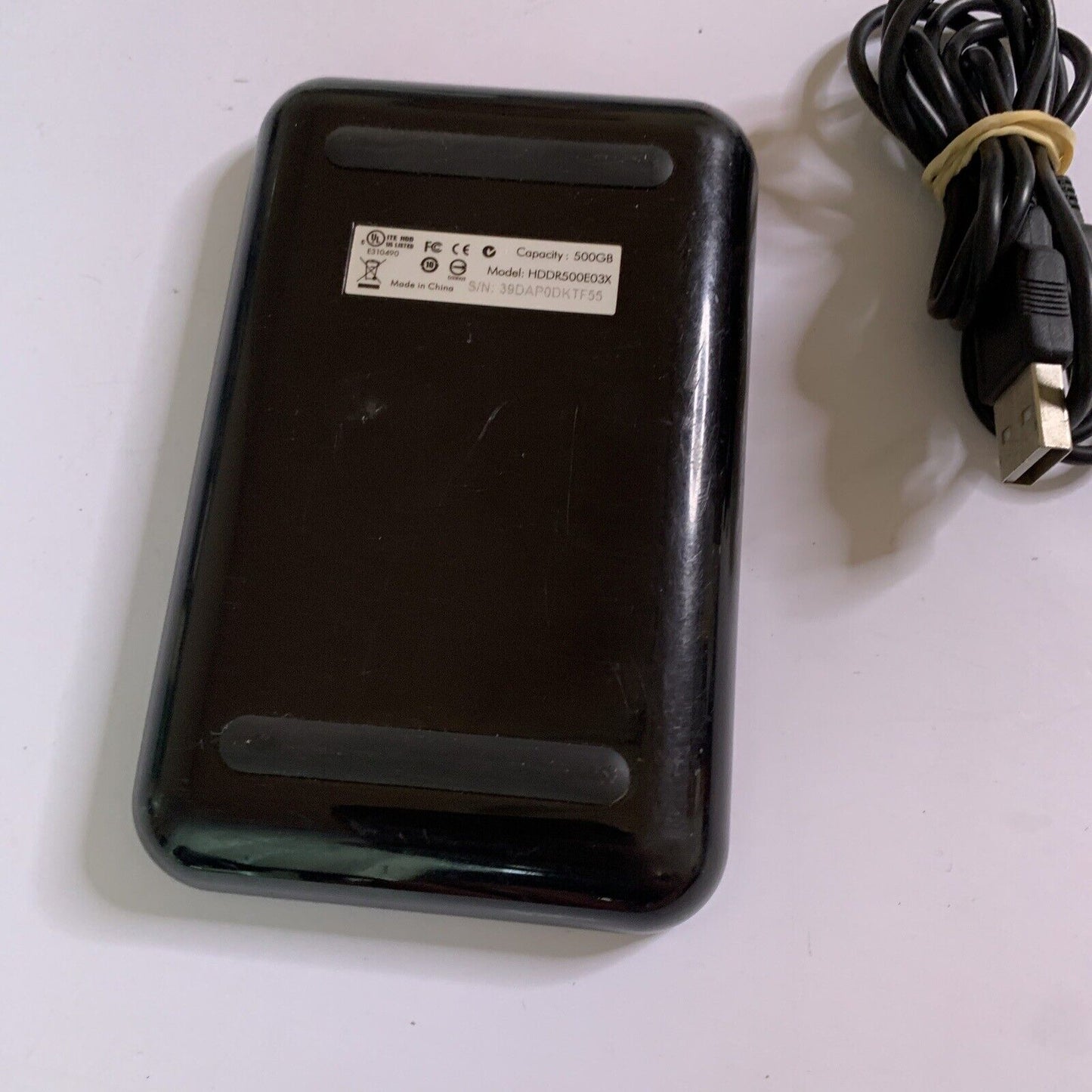 Toshiba 500GB Portable Self-Powered USB Hard Drive HDD HFDR500R03X
