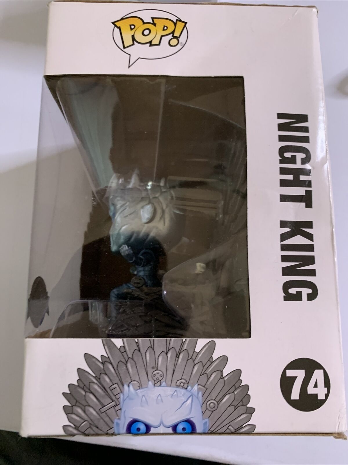 Night King Metallic Iron Throne Game of Thrones Funko Pop 6inch #74 Vinyl Figure