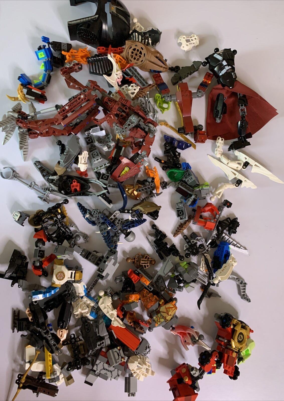 Genuine Bulk Lego Bionicle Robots Lot 1.44kg