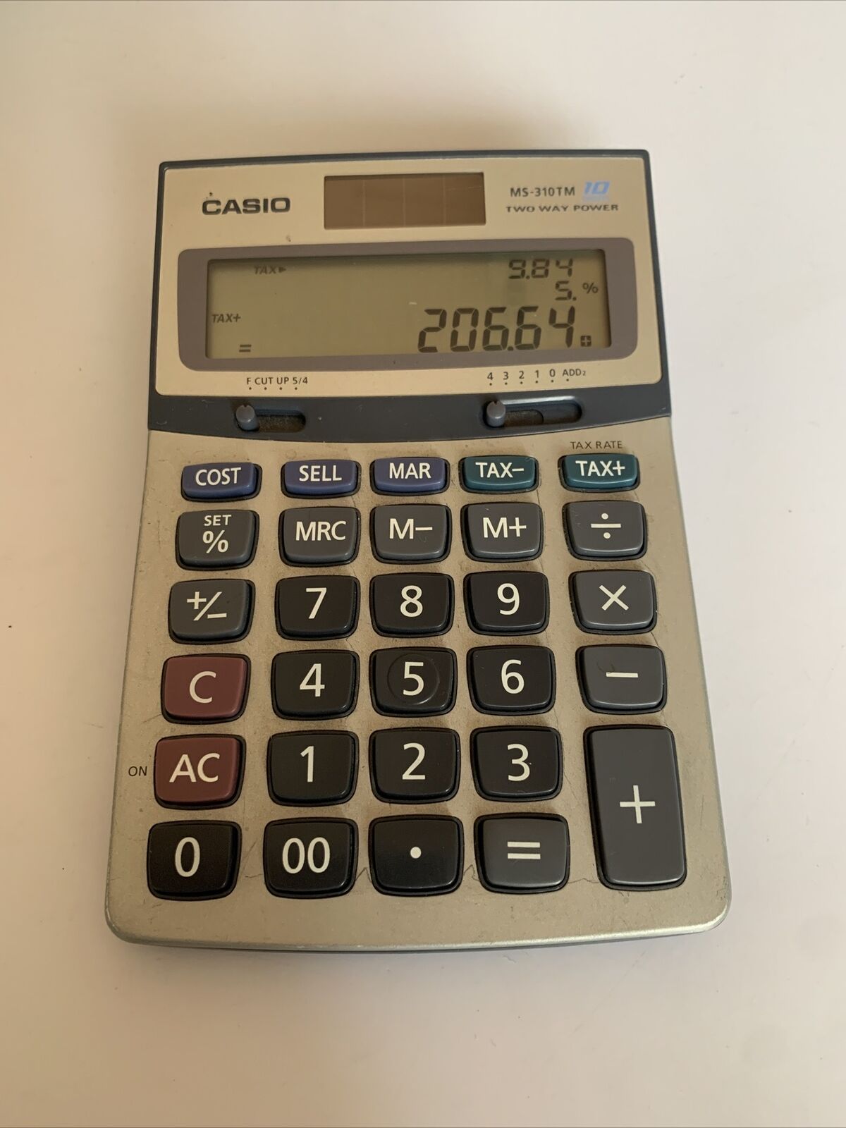 Casio Tax Solar Powered Calculator MS-310TM