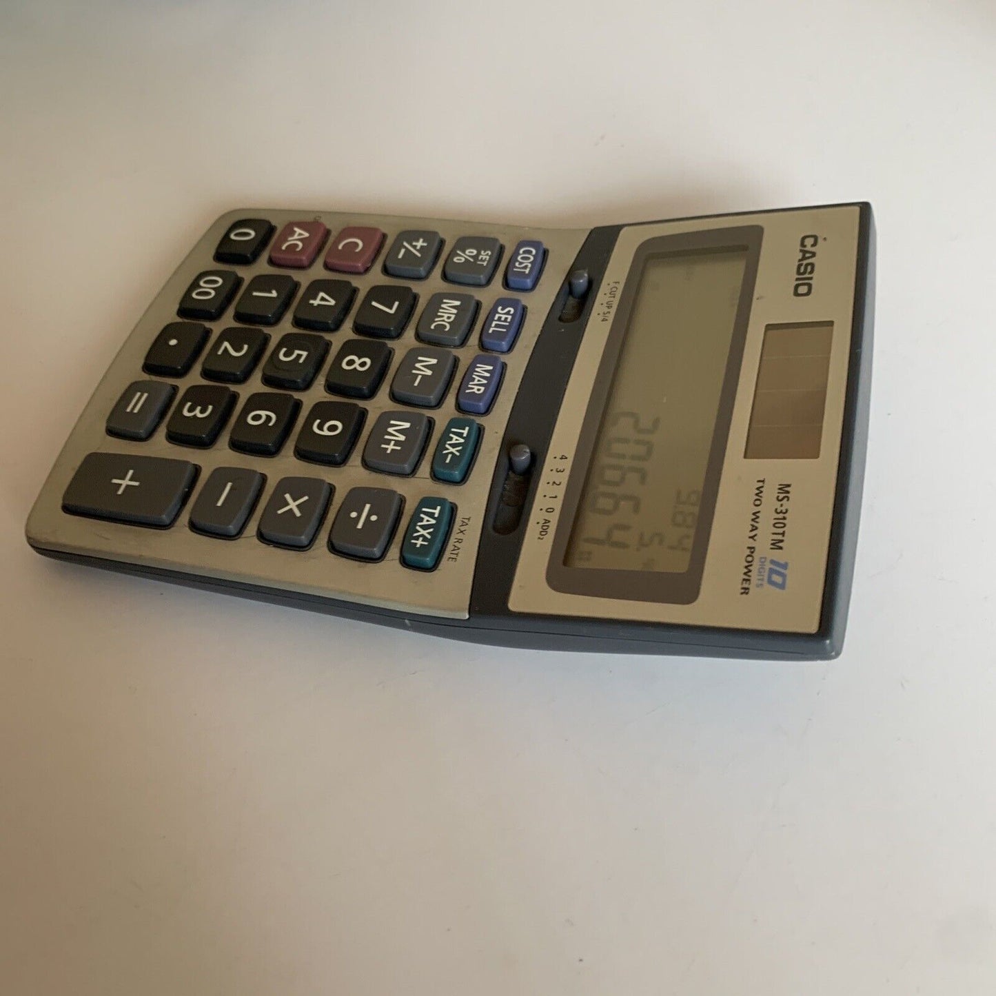 Casio Tax Solar Powered Calculator MS-310TM