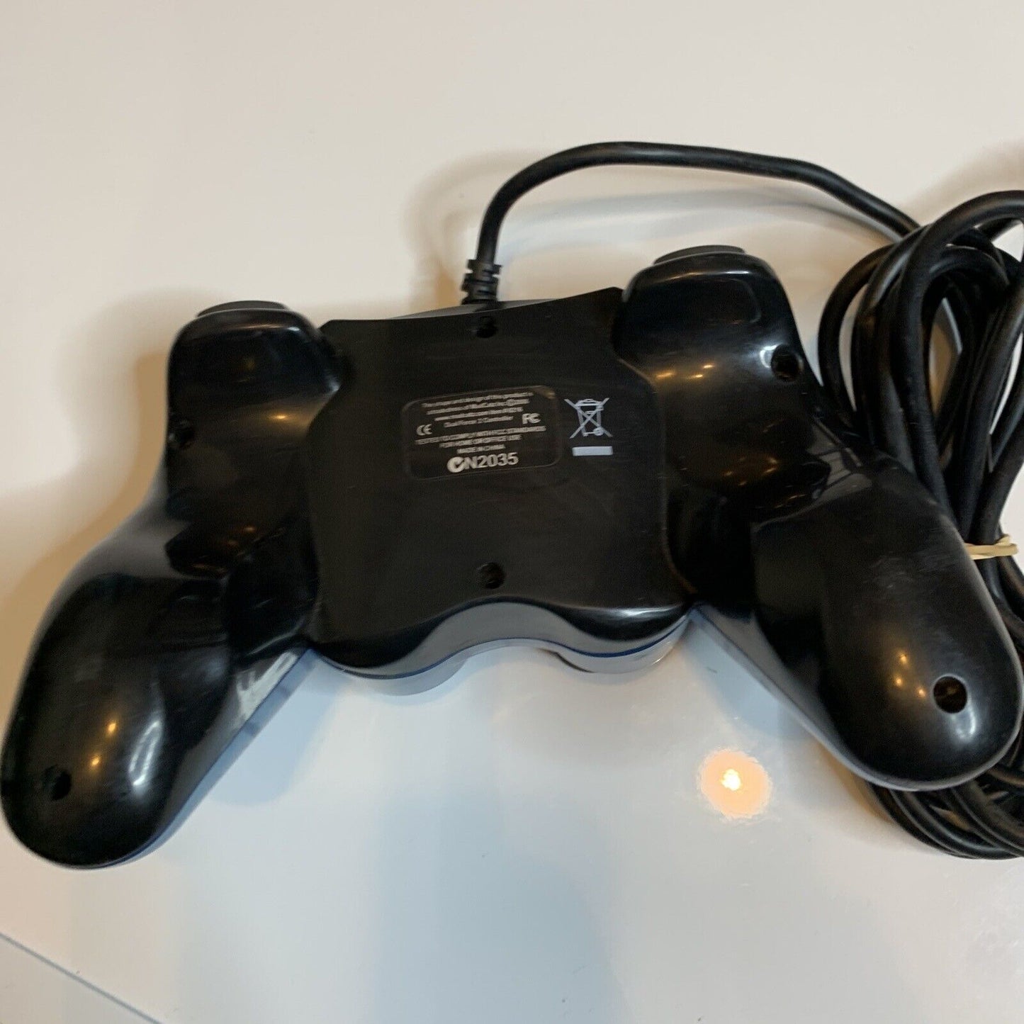 Mad Cats Dual Force 2 PlayStation 2 PS2 Controller Blue