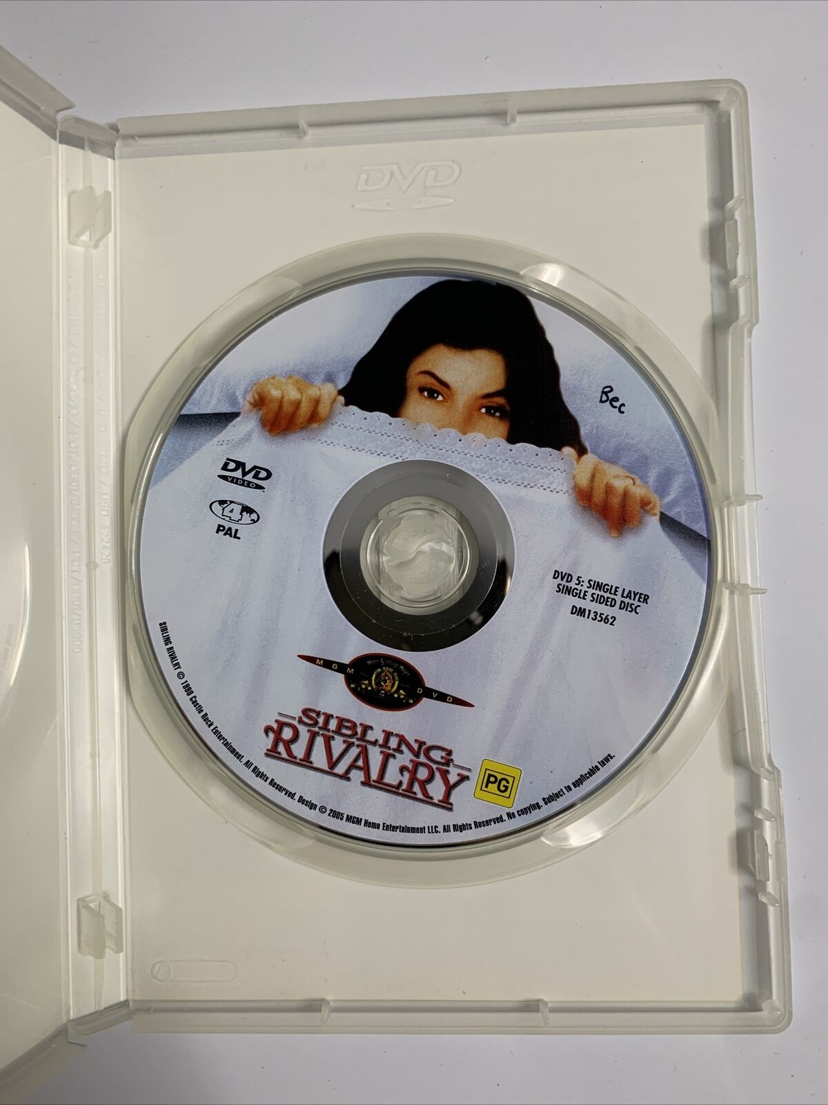 Sibling Rivalry (DVD, 1991) Kirstie Alley, Bill Pullman, Carrie Fisher Region 4