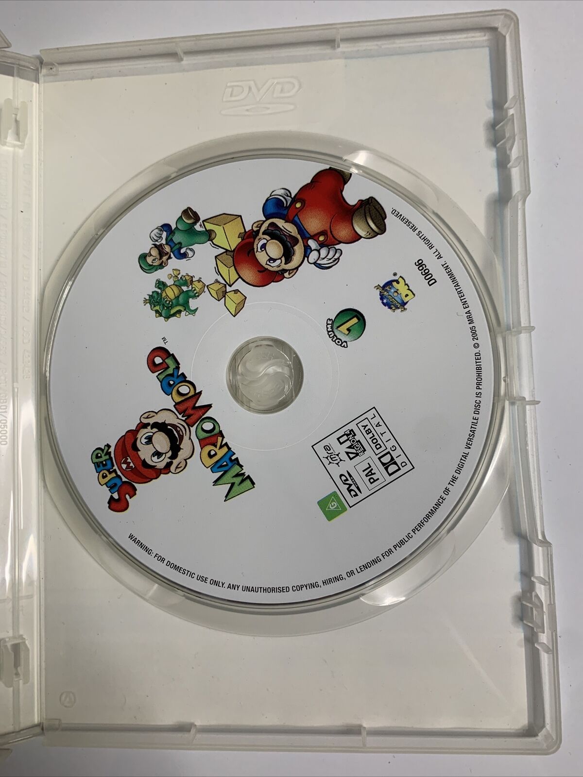 Super Mario World Vol 1 (DVD, 1991) Region 4