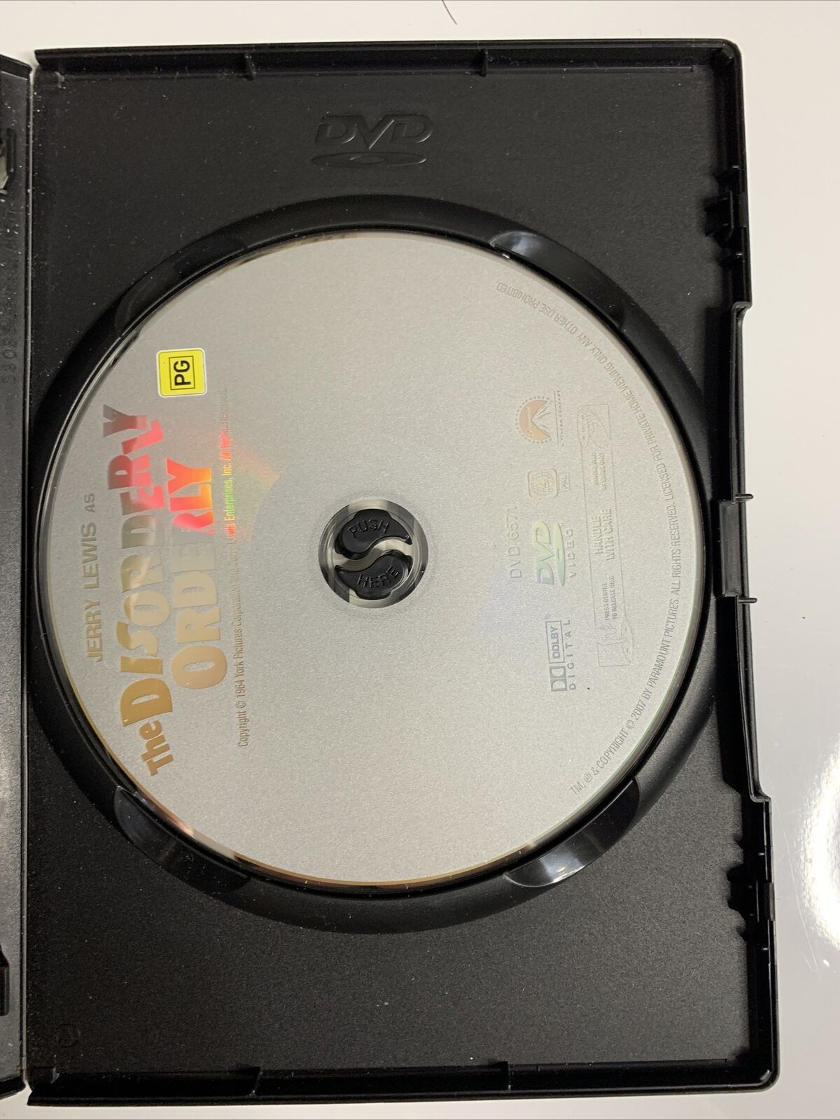 The Disorderly Orderly (DVD, 1964) Jerry Lewis, Glenda Farrell Comedy Region 4