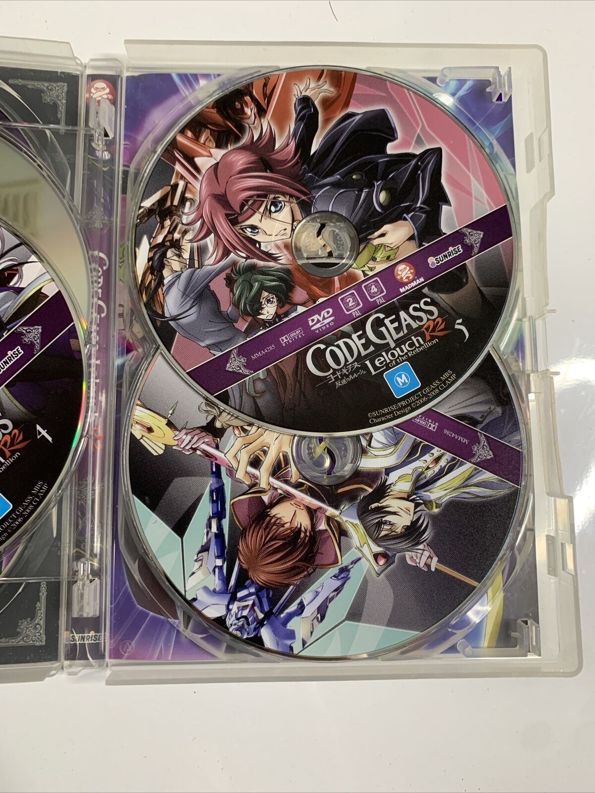 Code Geass: Lelouch Of The Rebellion Collection R2 (DVD,2010) Region 4 & 2