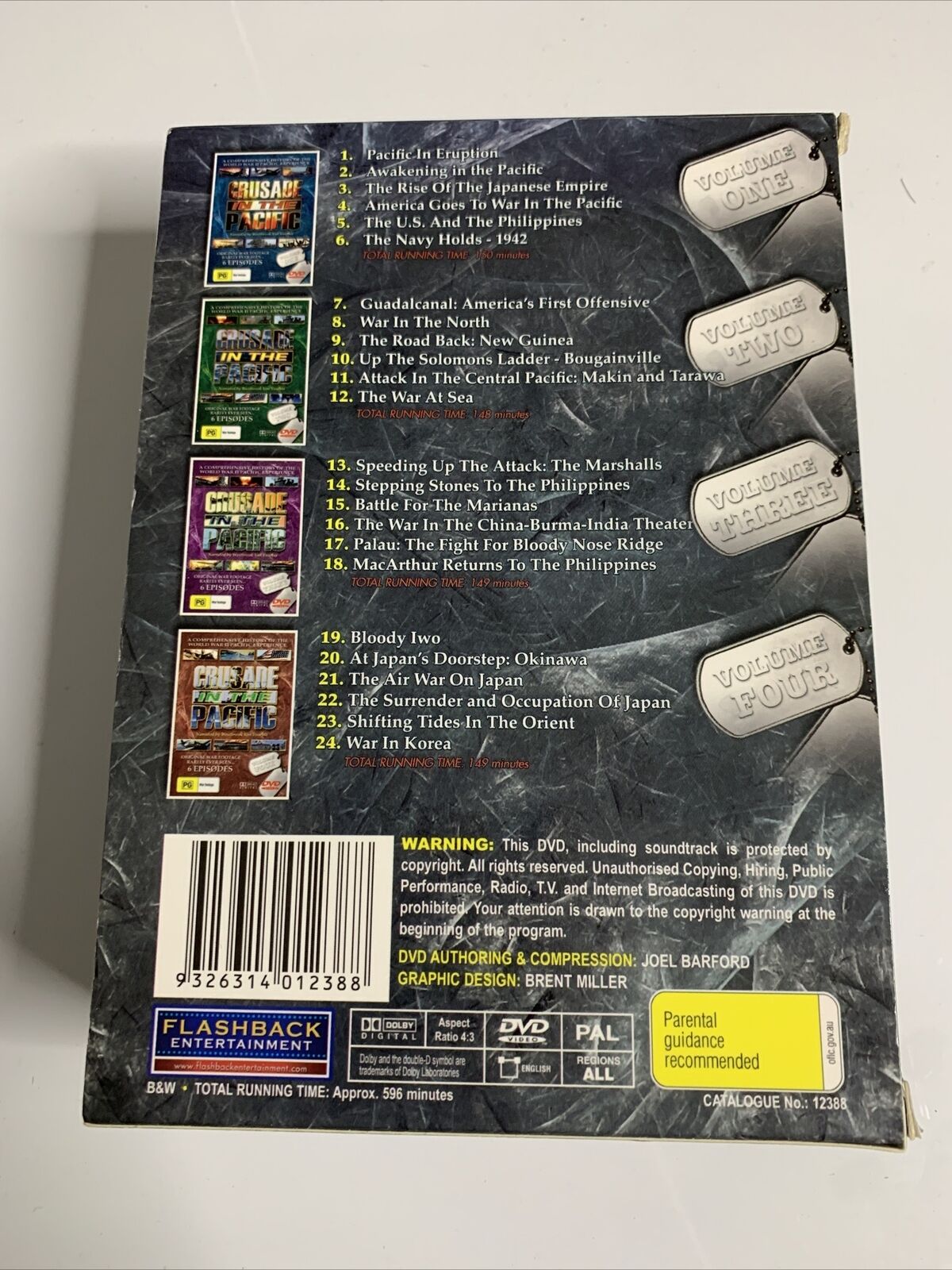 Crusade In The Pacific DVD Complete 24 Episode Series NEW