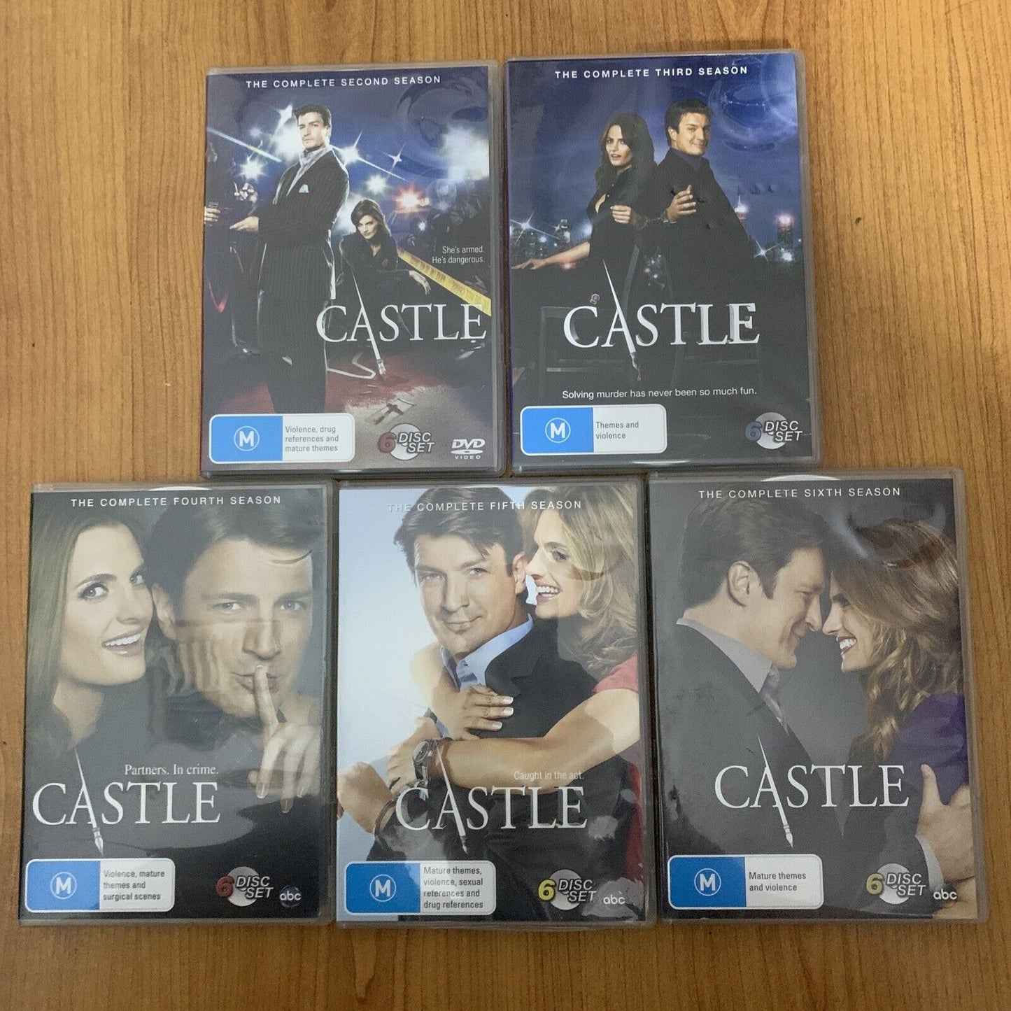 Castle : Season 2-6 (DVD, 2011) Region 4